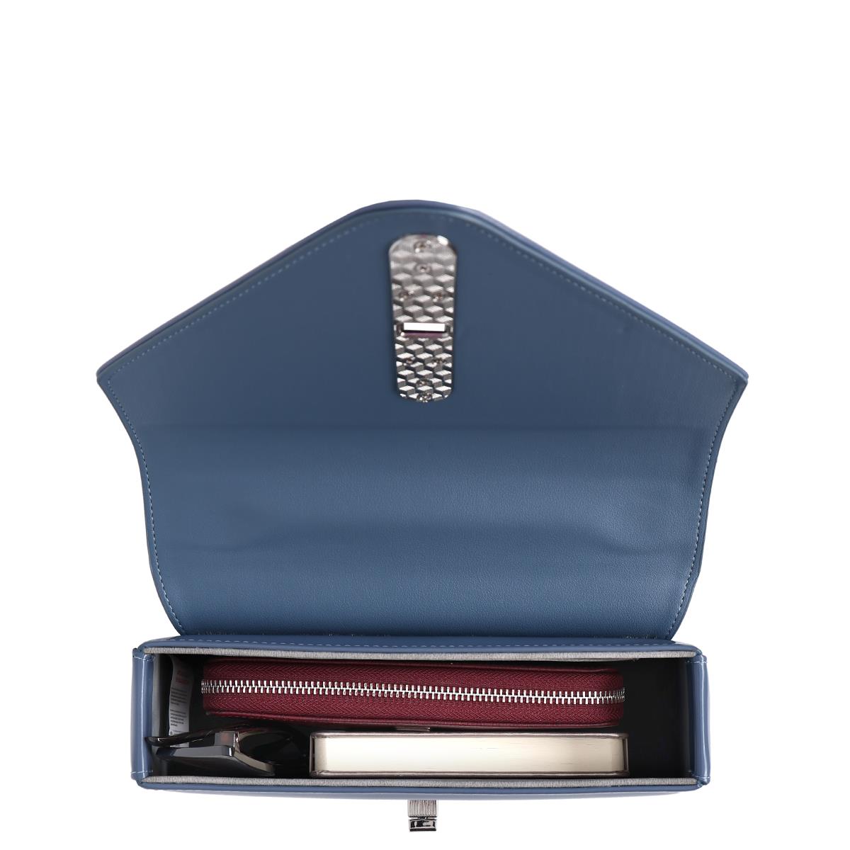 Matmazel Alkaid Mavi Kadın El ve Omuz Çantası