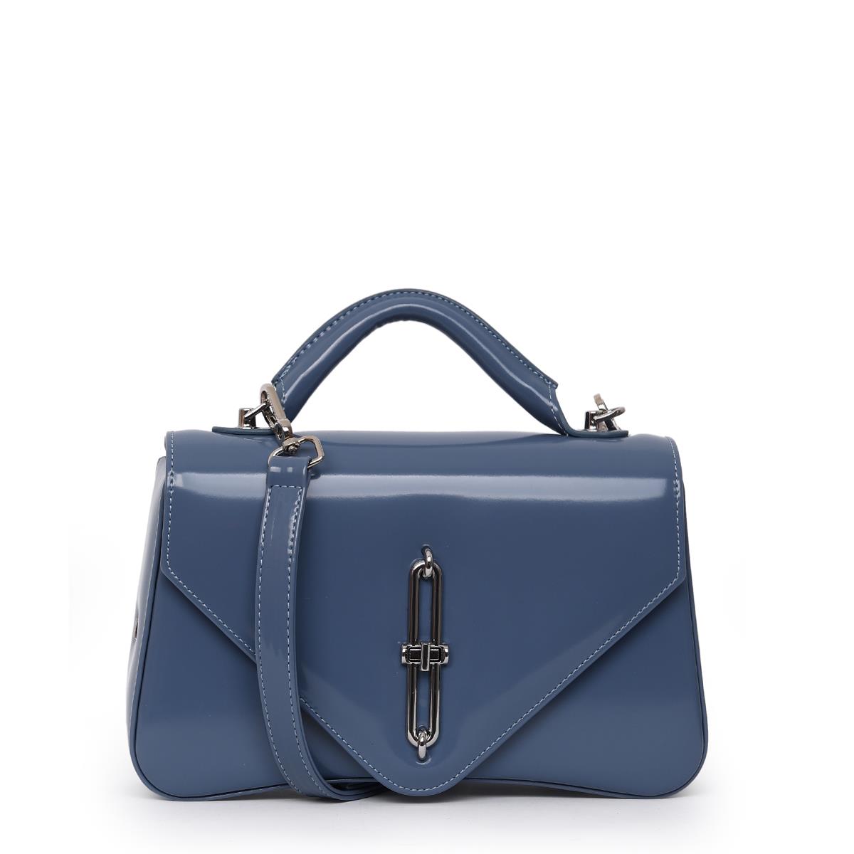 Matmazel Alkaid Mavi Kadın El ve Omuz Çantası