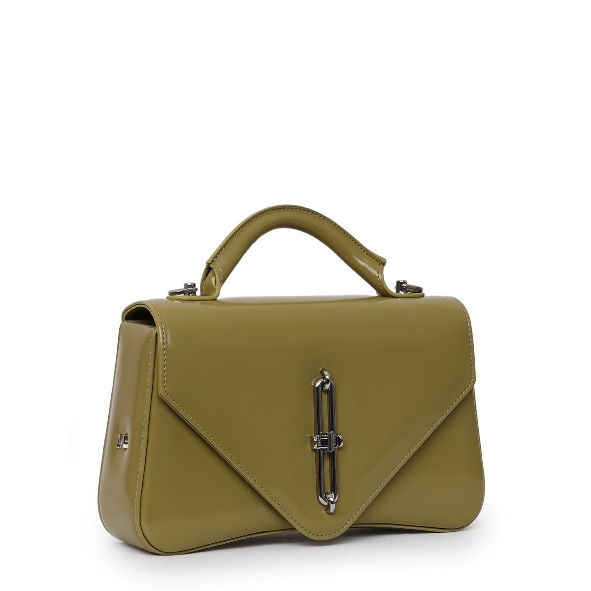 Matmazel Alkaid Yağ yeşili Kadın El ve Omuz Çantası