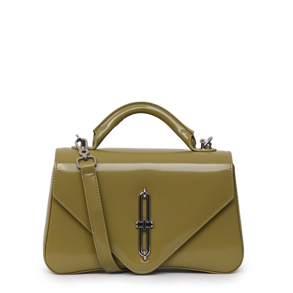 Matmazel Alkaid Yağ yeşili Kadın El ve Omuz Çantası