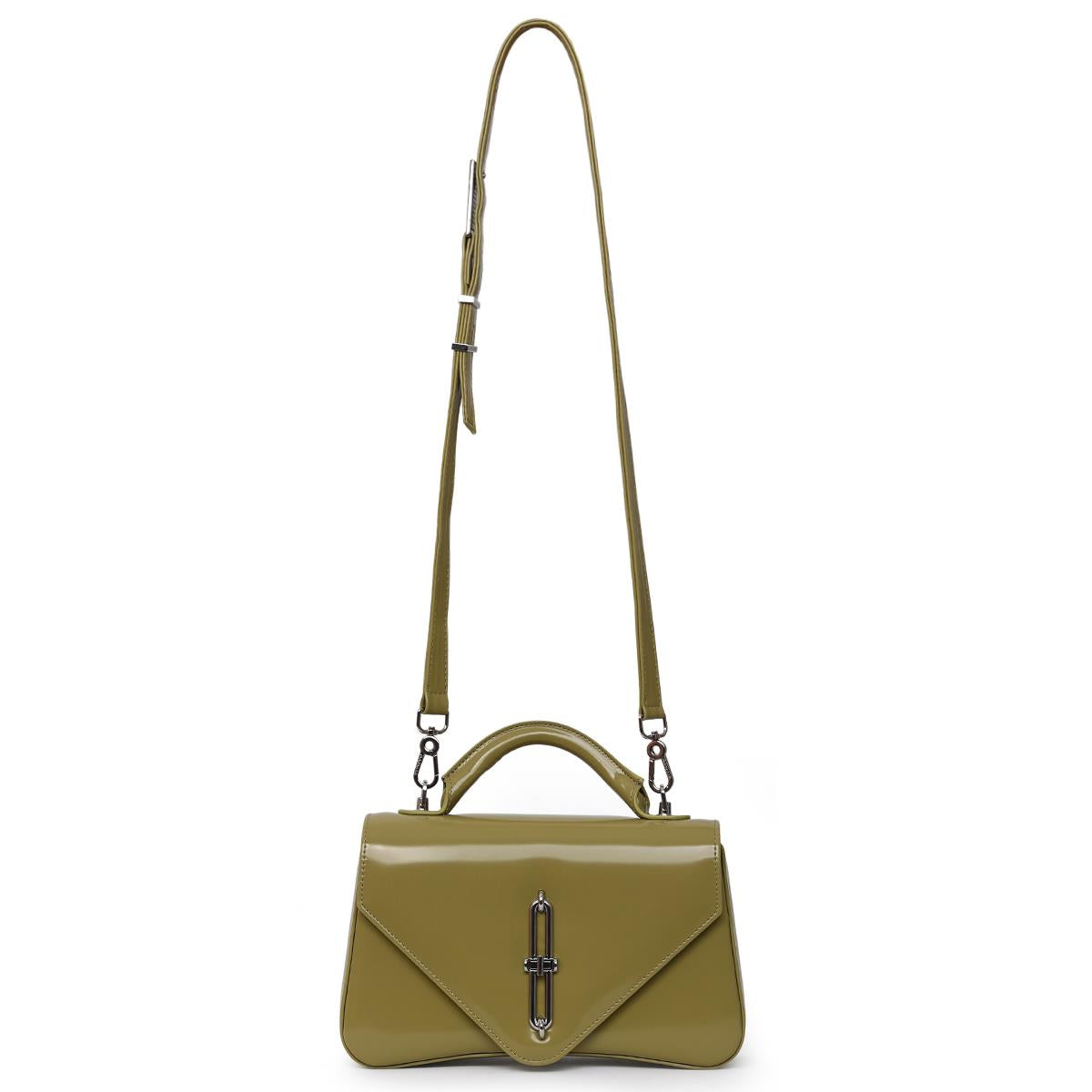 Matmazel Alkaid Yağ yeşili Kadın El ve Omuz Çantası