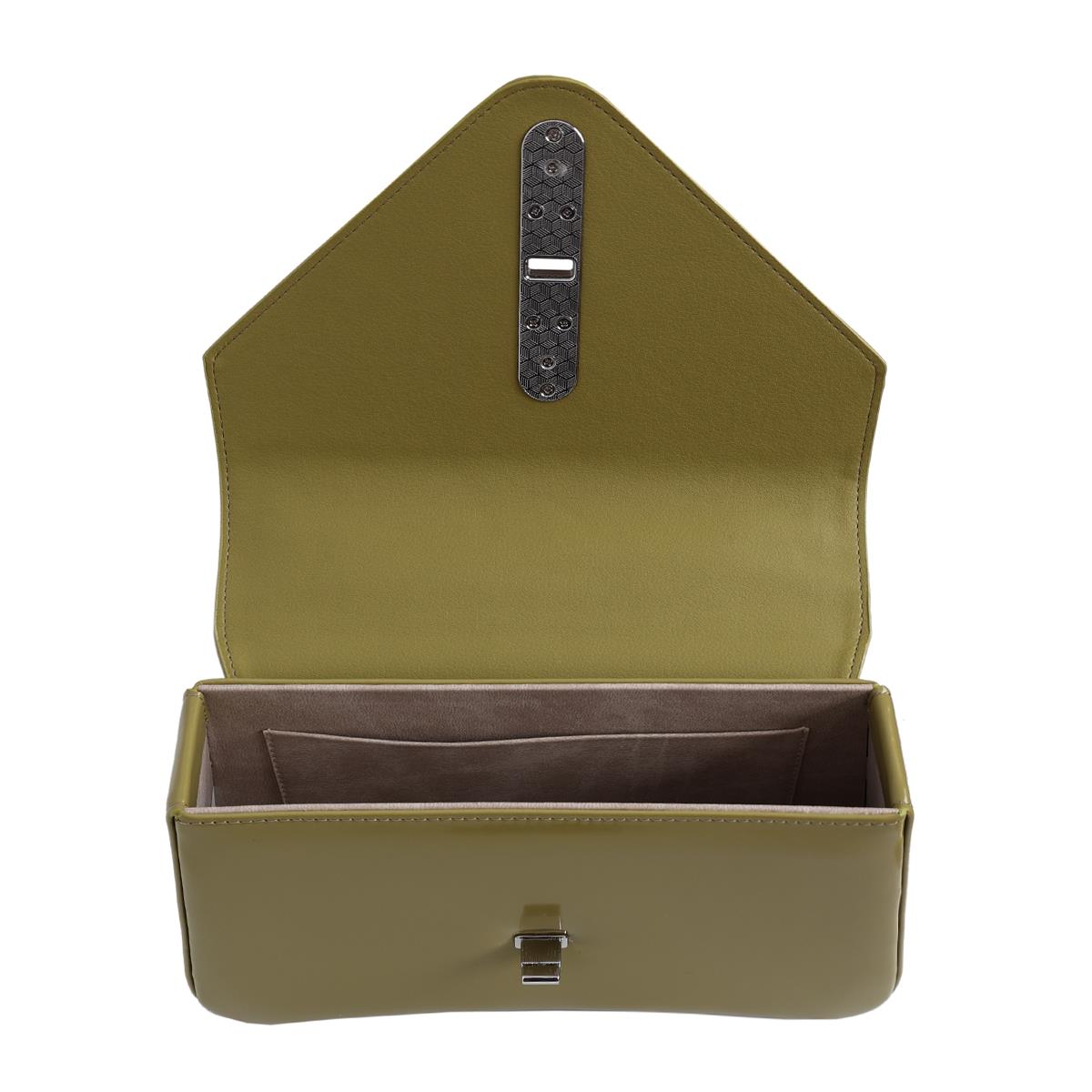 Matmazel Alkaid Yağ yeşili Kadın El ve Omuz Çantası