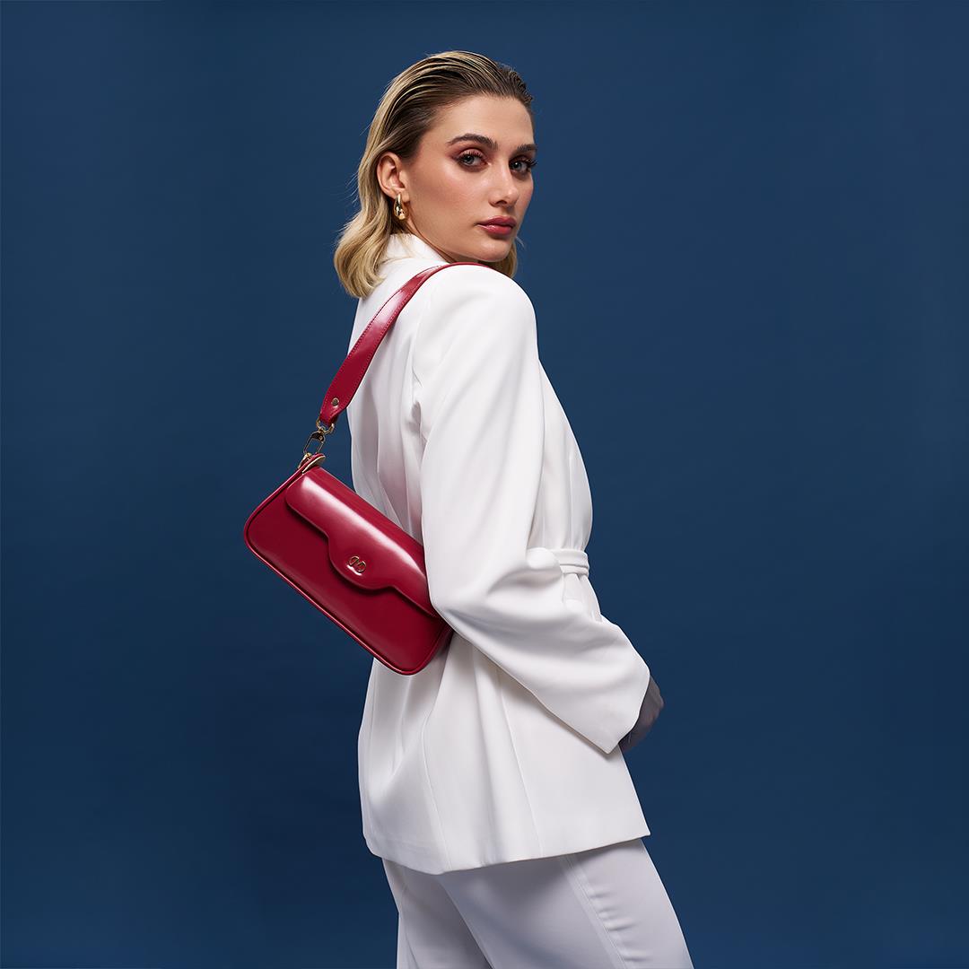 Matmazel Aureus Vişne Kadın Omuz Çantası