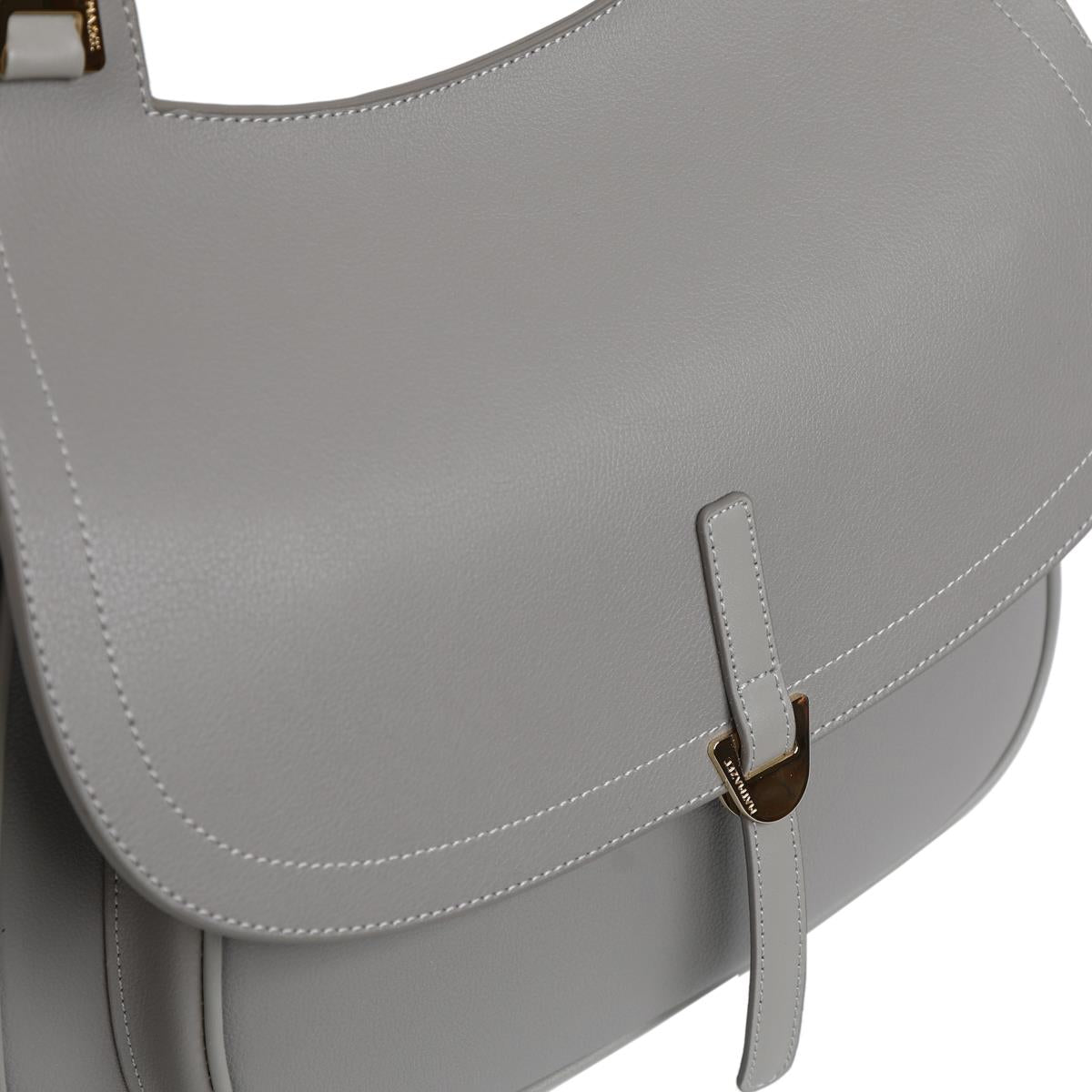 Matmazel Baten A.Gri Kadın El ve Omuz Çantası