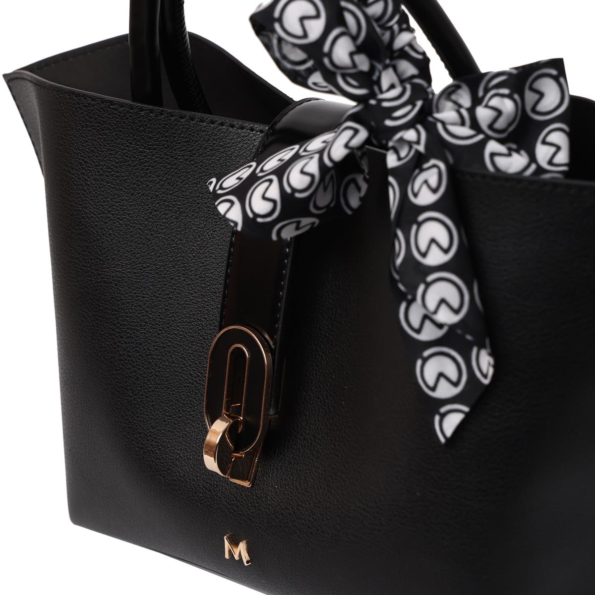 Matmazel Cursus Siyah Kadın El ve Omuz Çantası