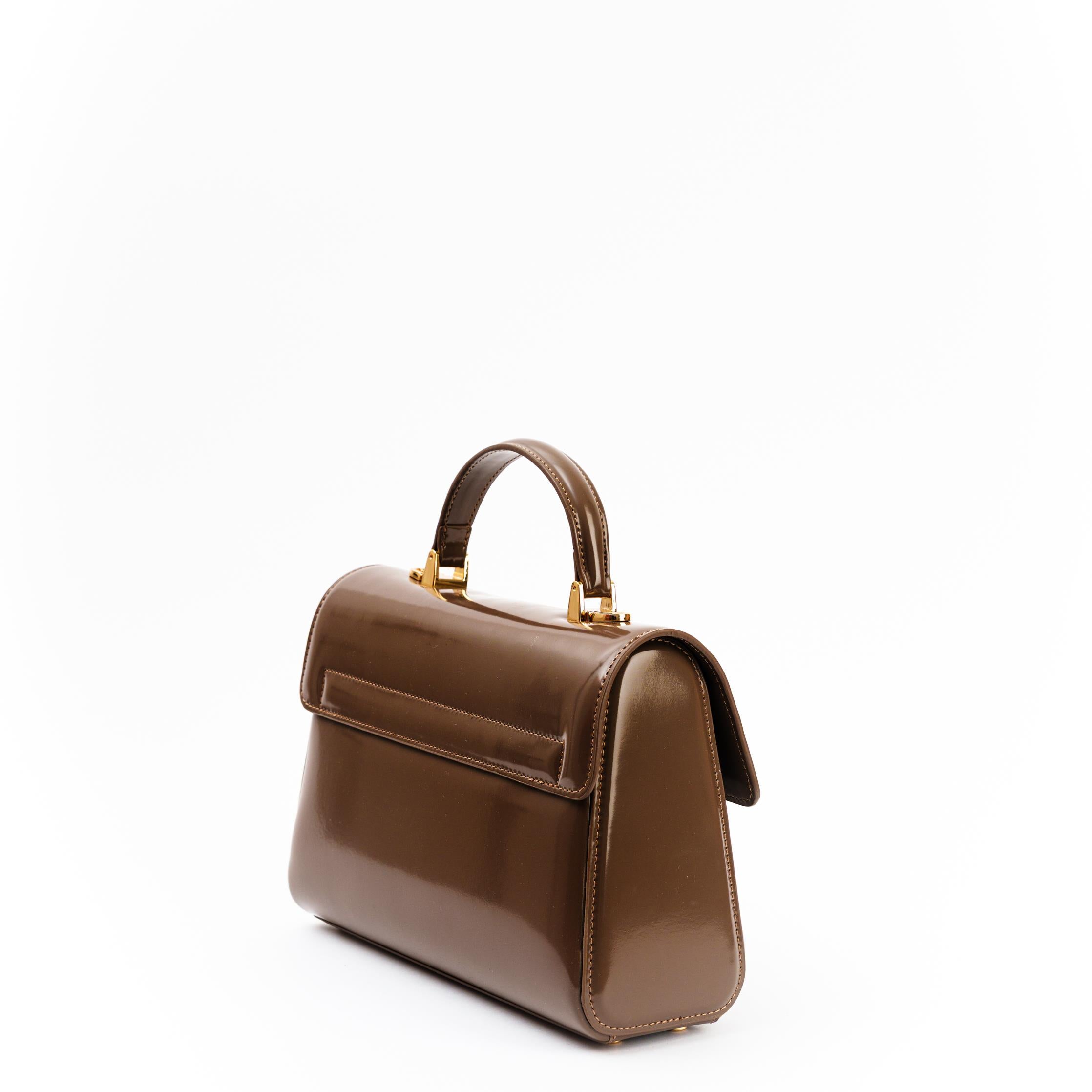 Matmazel Dezy Koyu Kahve Kadın El ve Omuz Çantası