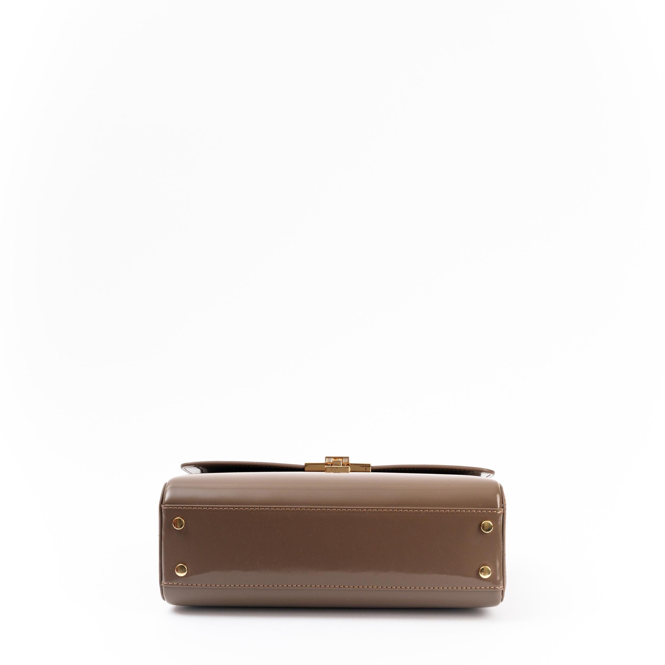 Matmazel Dezy Koyu Kahve Kadın El ve Omuz Çantası