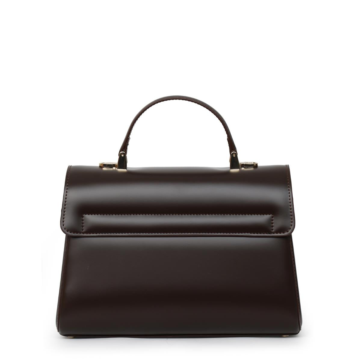 Matmazel Dezy Koyu Kahve Kadın El ve Omuz Çantası