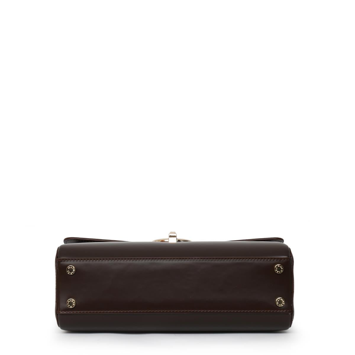 Matmazel Dezy Koyu Kahve Kadın El ve Omuz Çantası