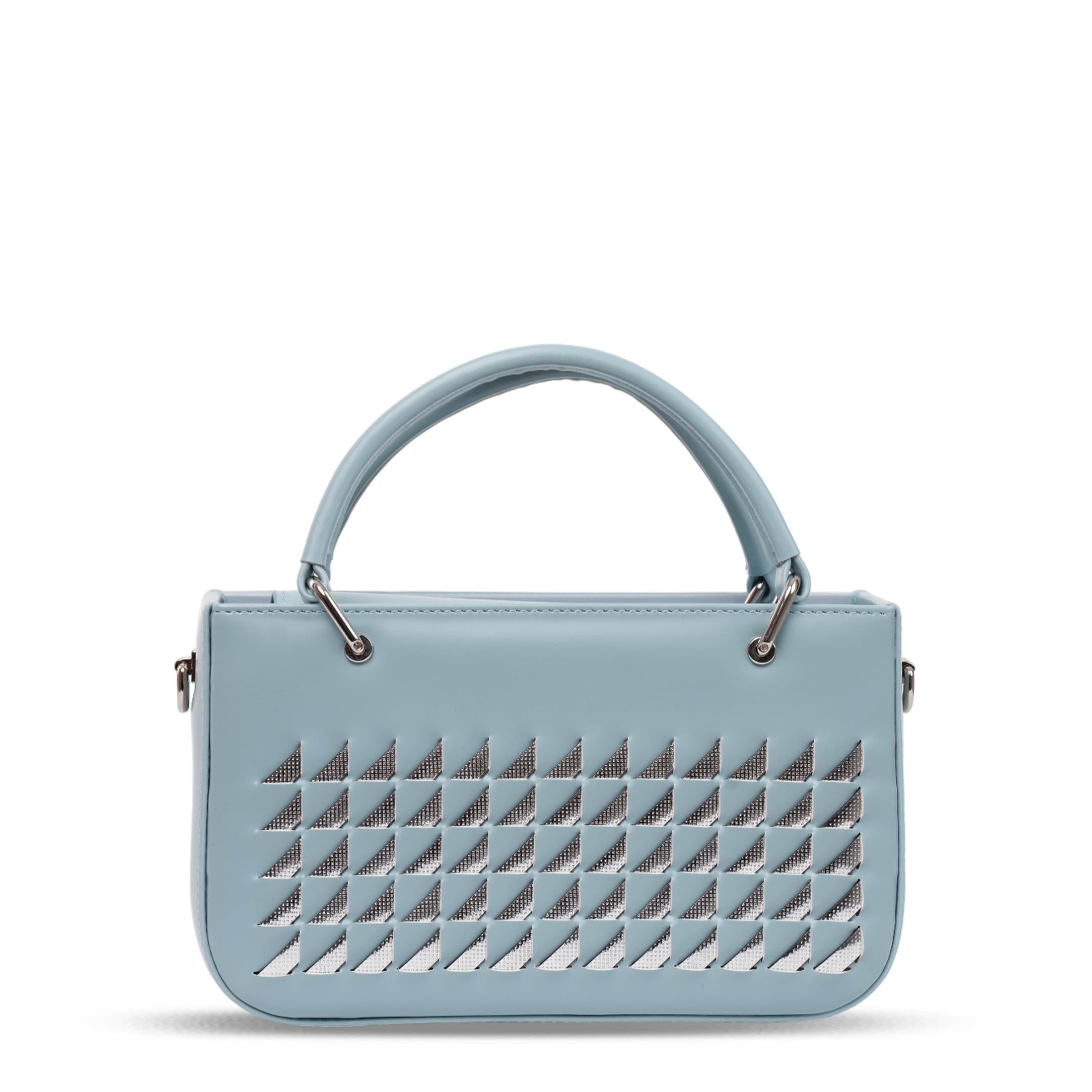 Matmazel Dhira Mavi Kadın El ve Omuz Çantası Mavi