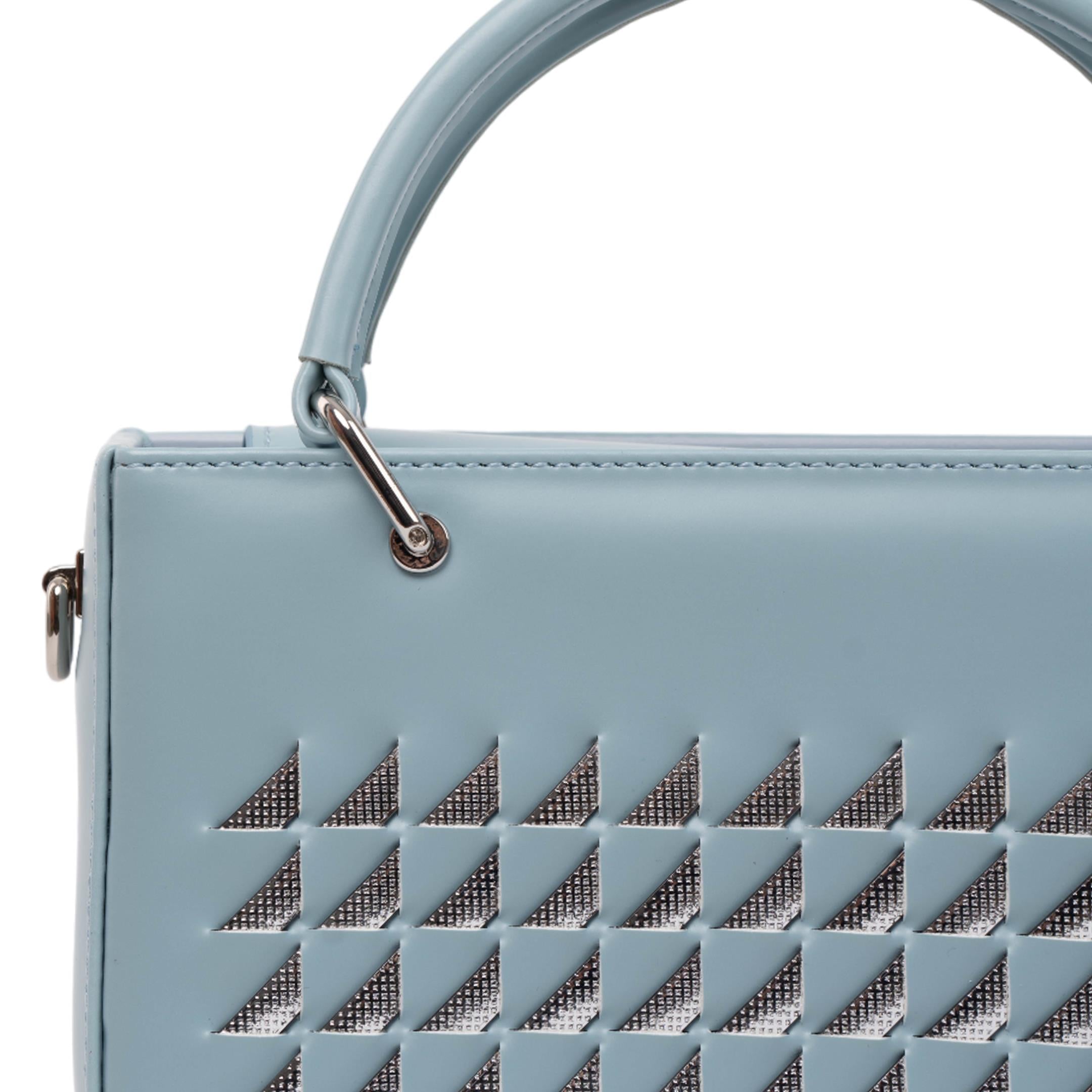 Matmazel Dhira Mavi Kadın El ve Omuz Çantası