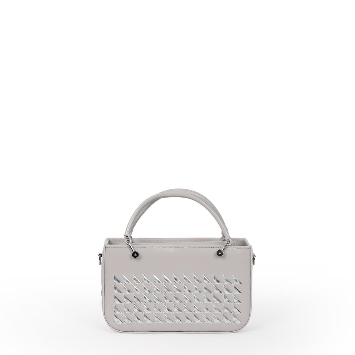 Matmazel Dhira Gri El ve Omuz Kadın Çantası