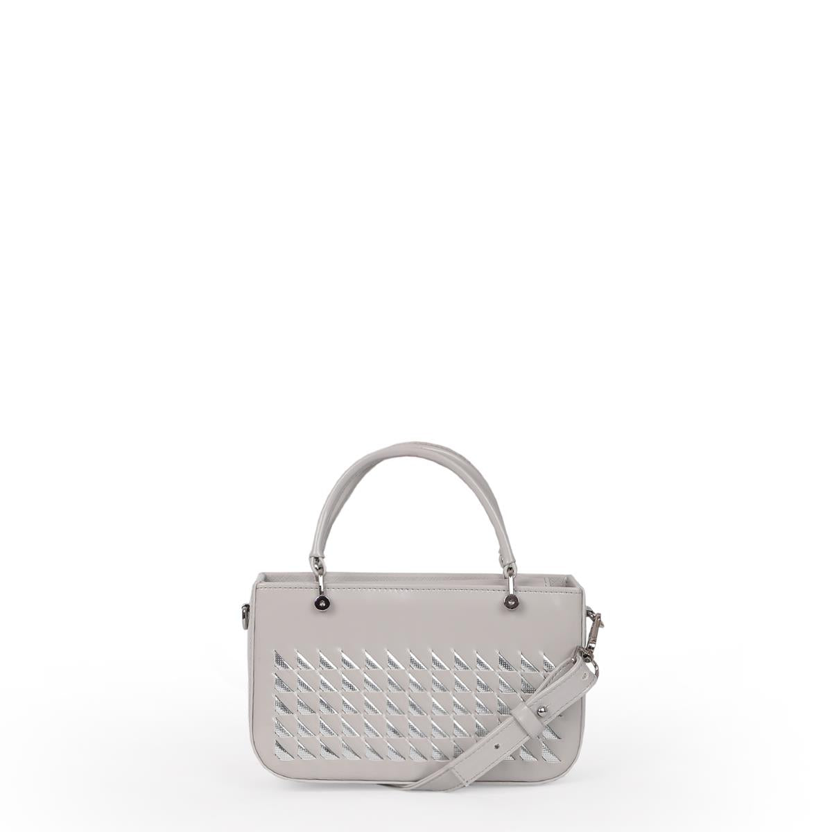 Matmazel Dhira Gri El ve Omuz Kadın Çantası Gri