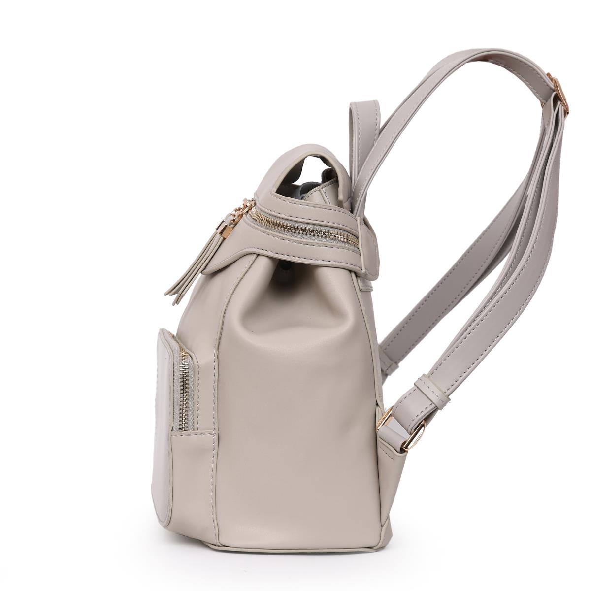 Matmazel Erisse Gri Kadın Sırt Çantası