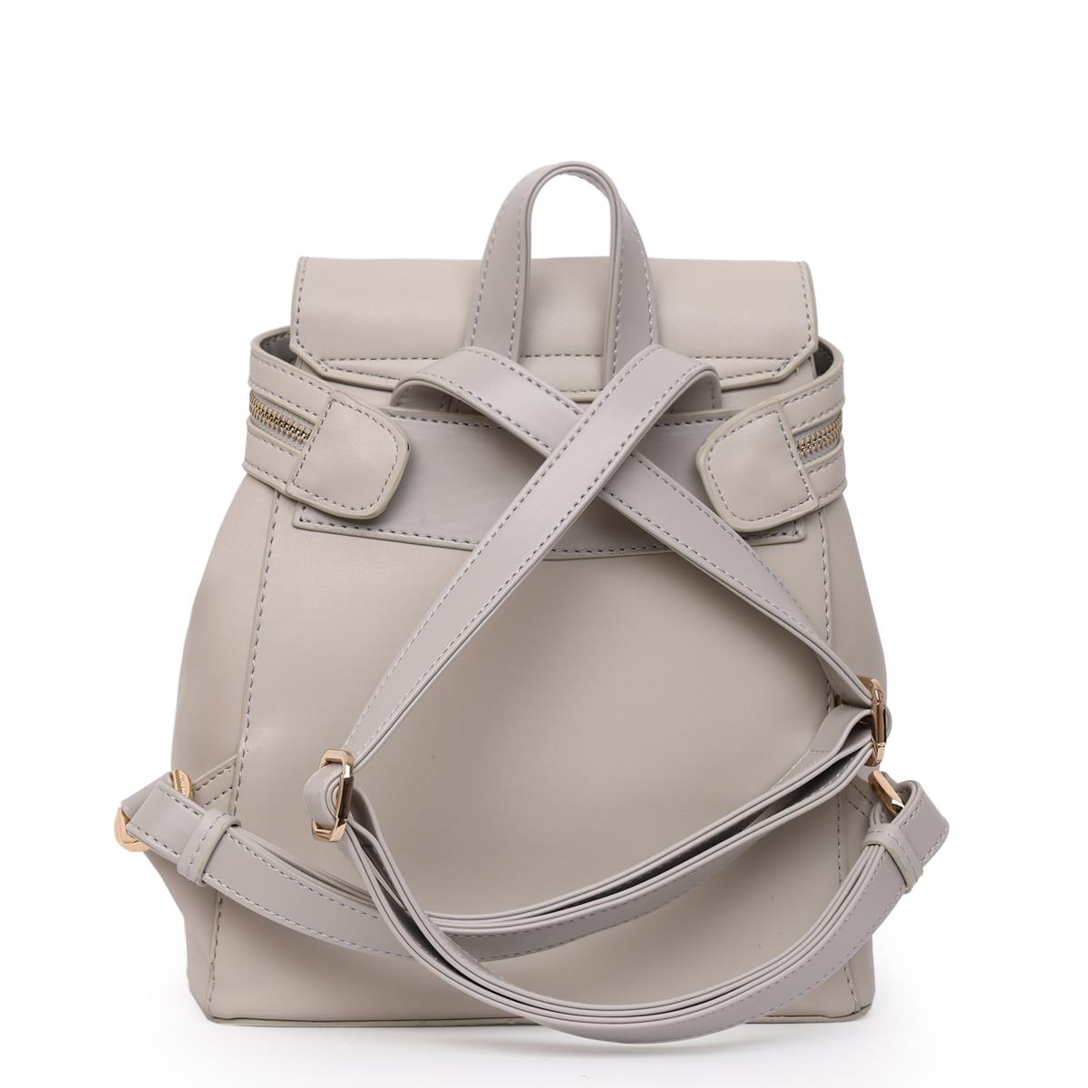 Matmazel Erisse Gri Kadın Sırt Çantası