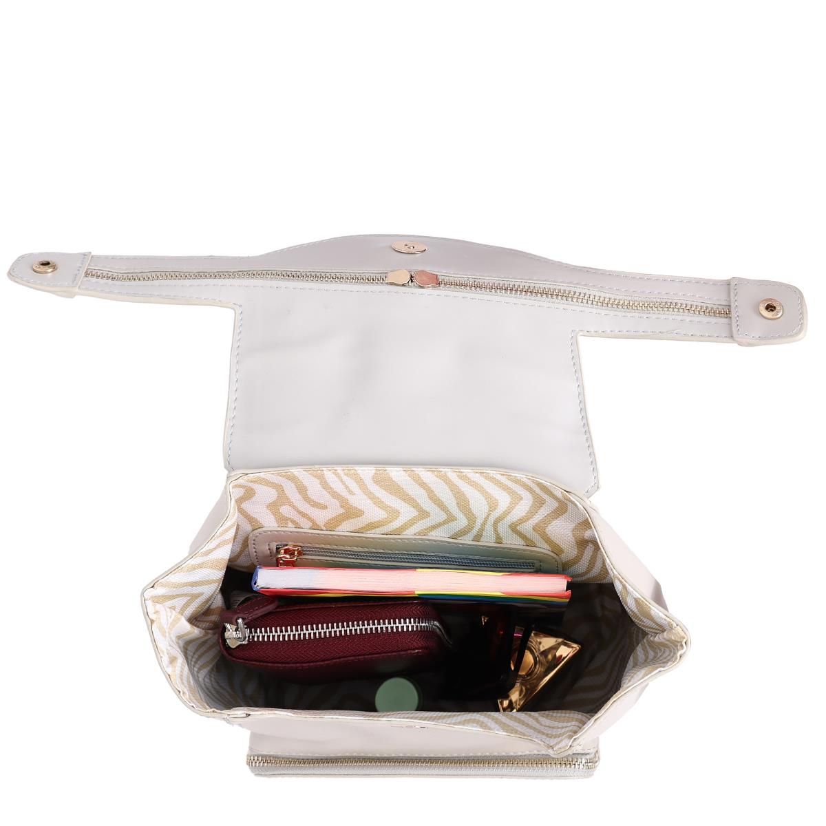 Matmazel Erisse Gri Kadın Sırt Çantası