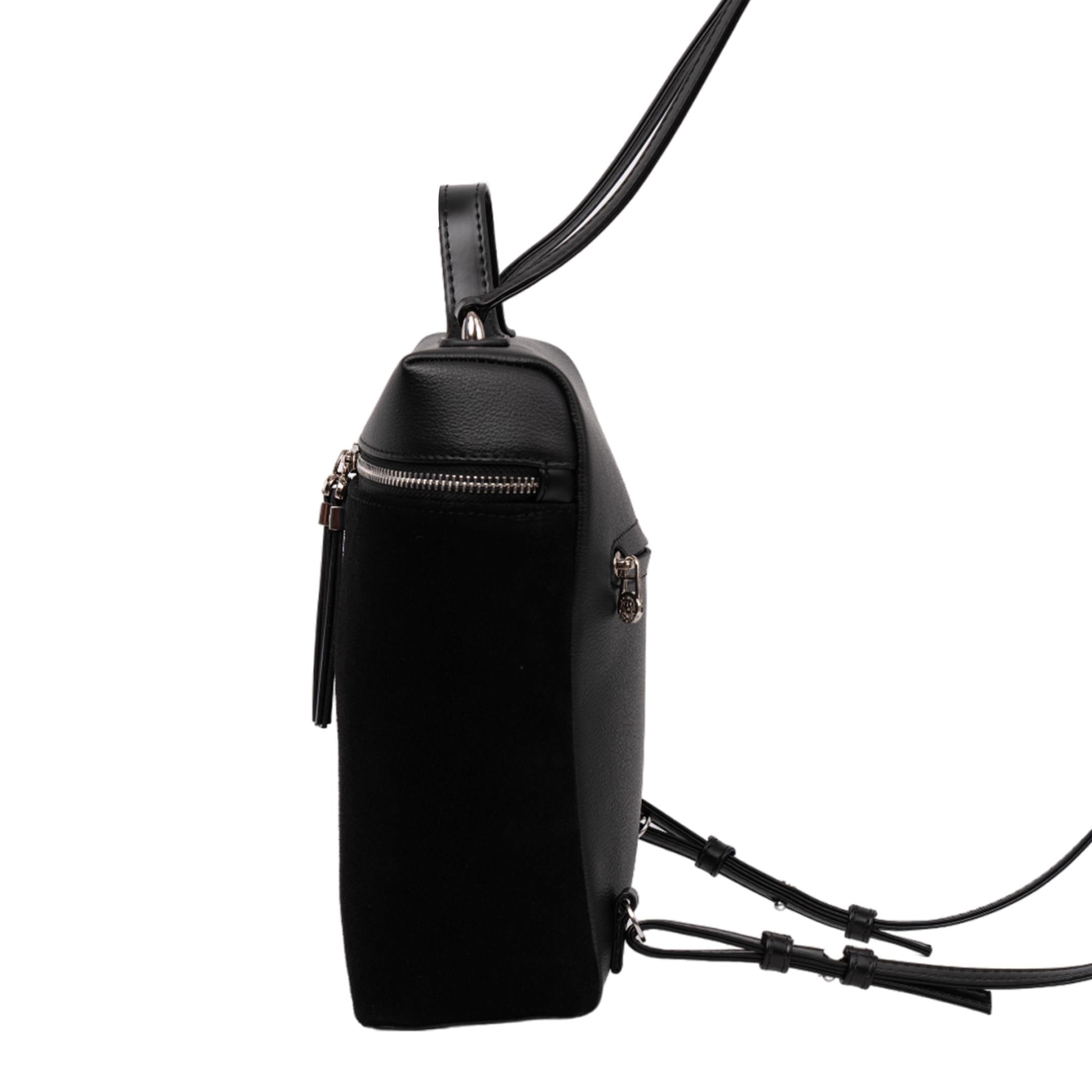 Matmazel Faiza Siyah Sırt Kadın Çantası