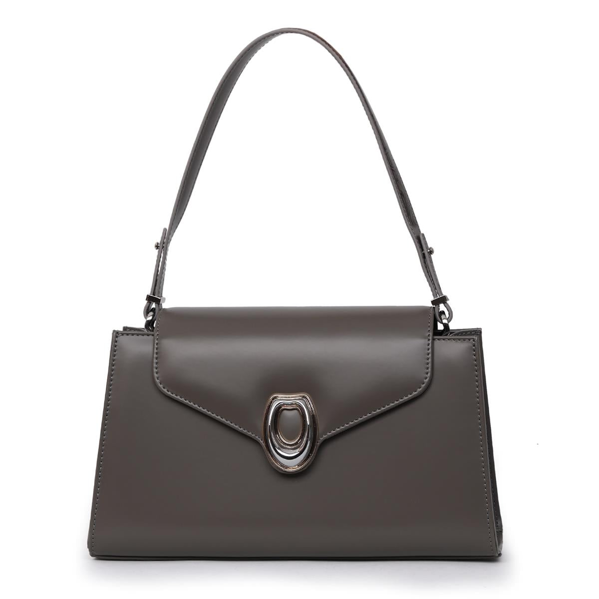 Matmazel Gacrux Gri Kadın El ve Omuz Çantası Gri