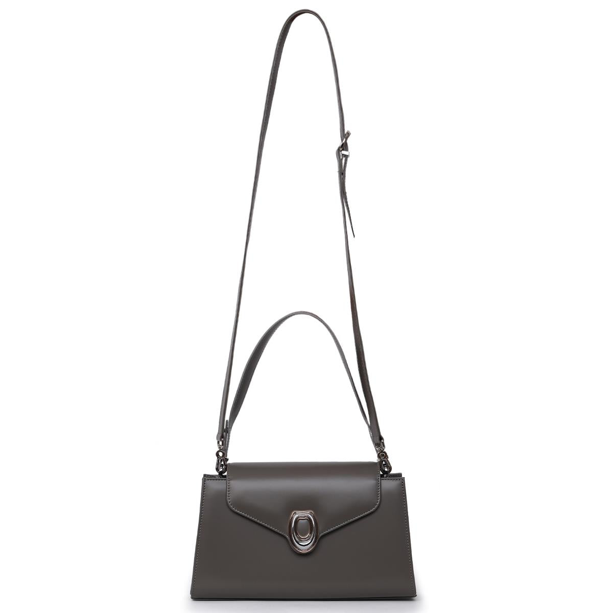 Matmazel Gacrux Gri Kadın El ve Omuz Çantası