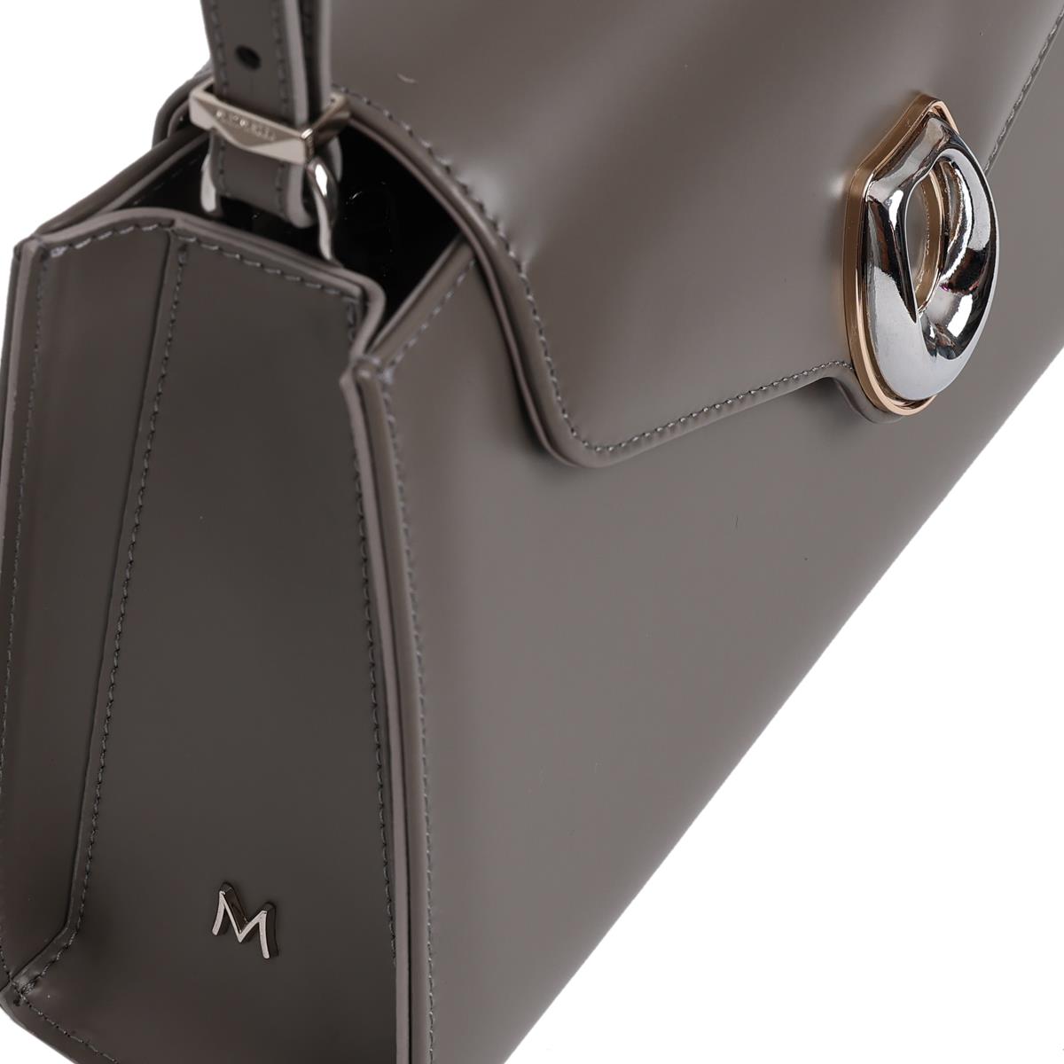 Matmazel Gacrux Gri Kadın El ve Omuz Çantası