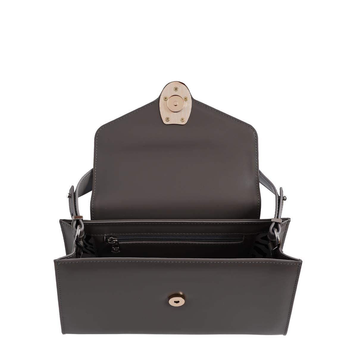 Matmazel Gacrux Gri Kadın El ve Omuz Çantası