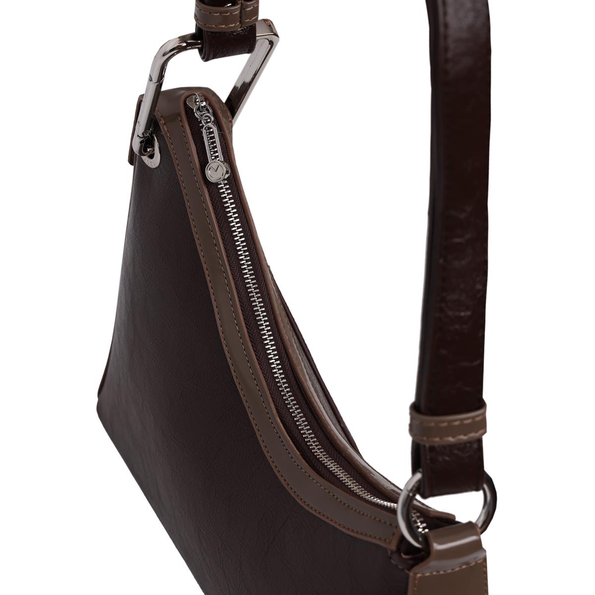 Matmazel Jabbah Kahverengi Kadın Omuz Çantası