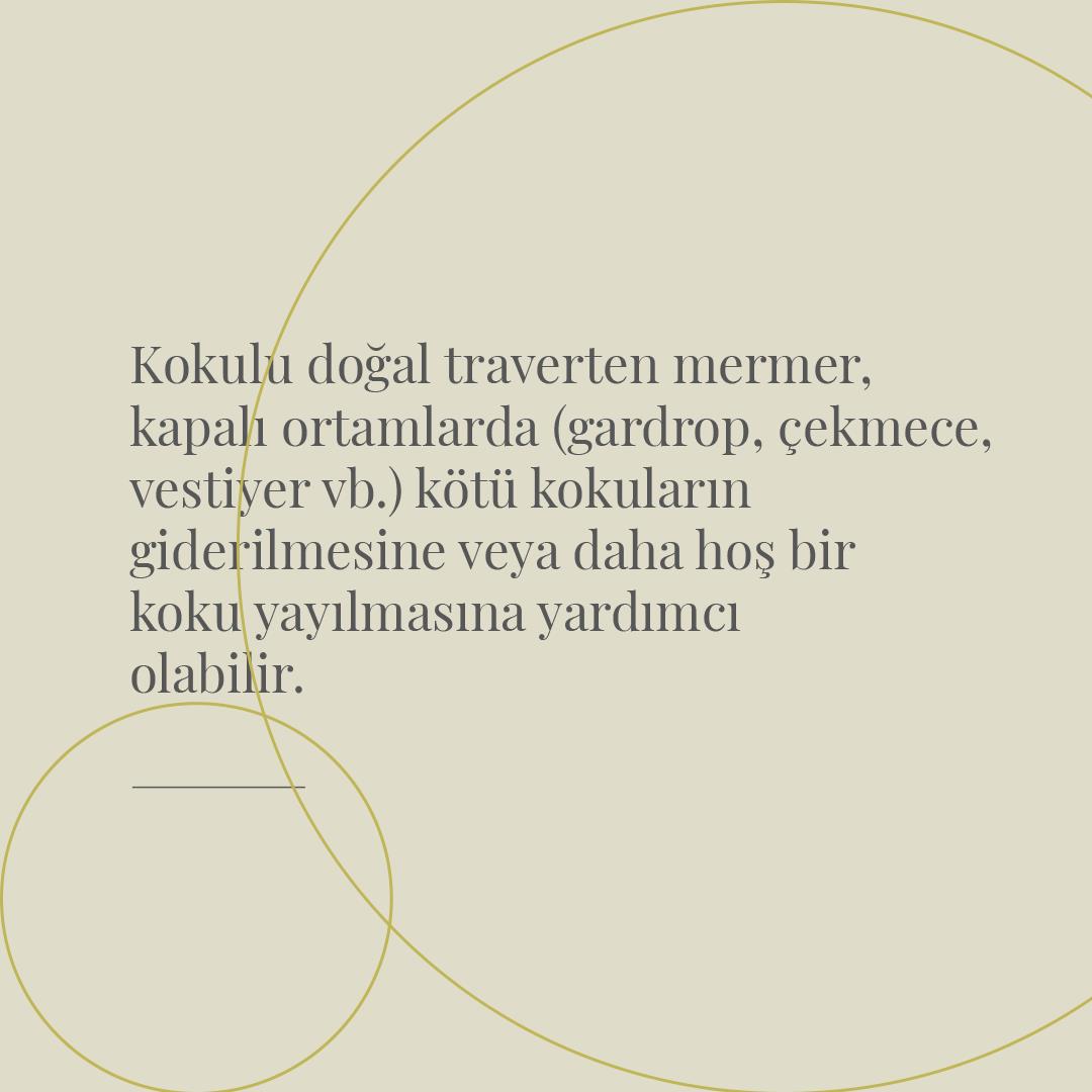 Matmazel-John Koku - Traverten Kare Kesim