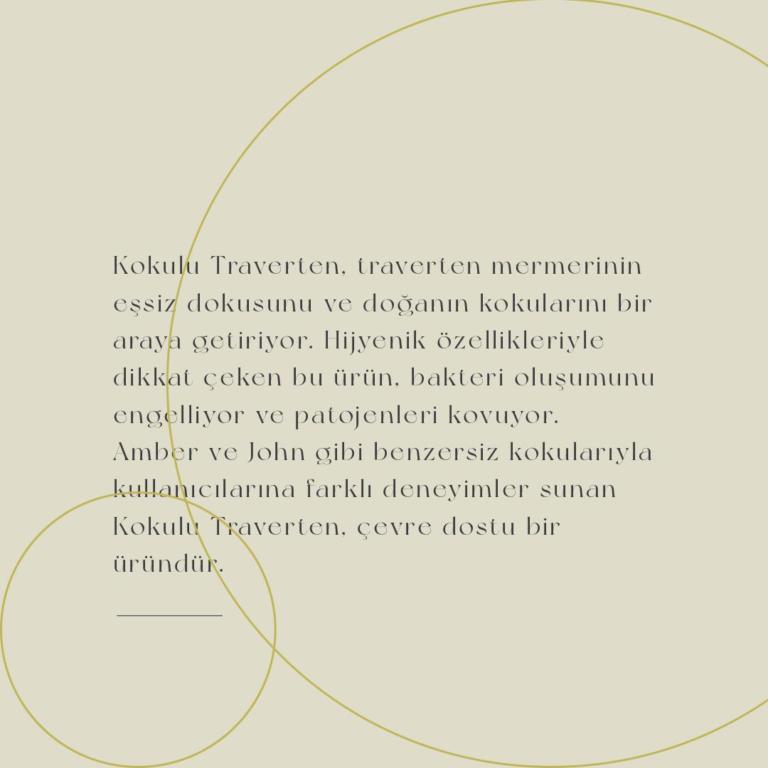 Matmazel-John Koku - Traverten Kare Kesim