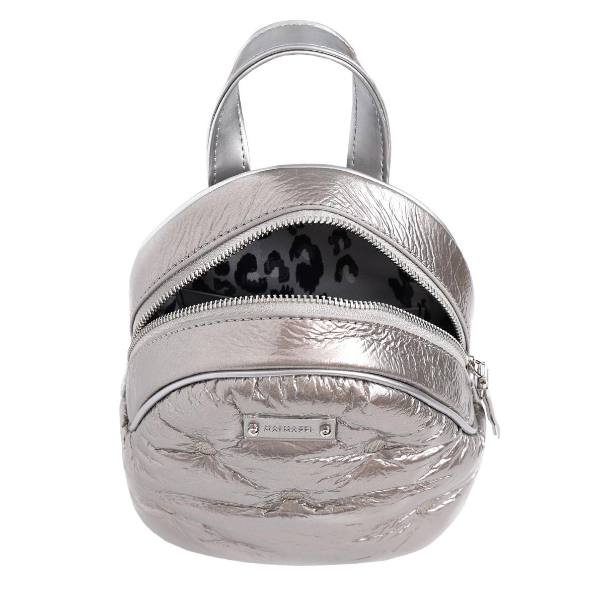 Matmazel Keid Gümüş Kadın Sırt Çantası
