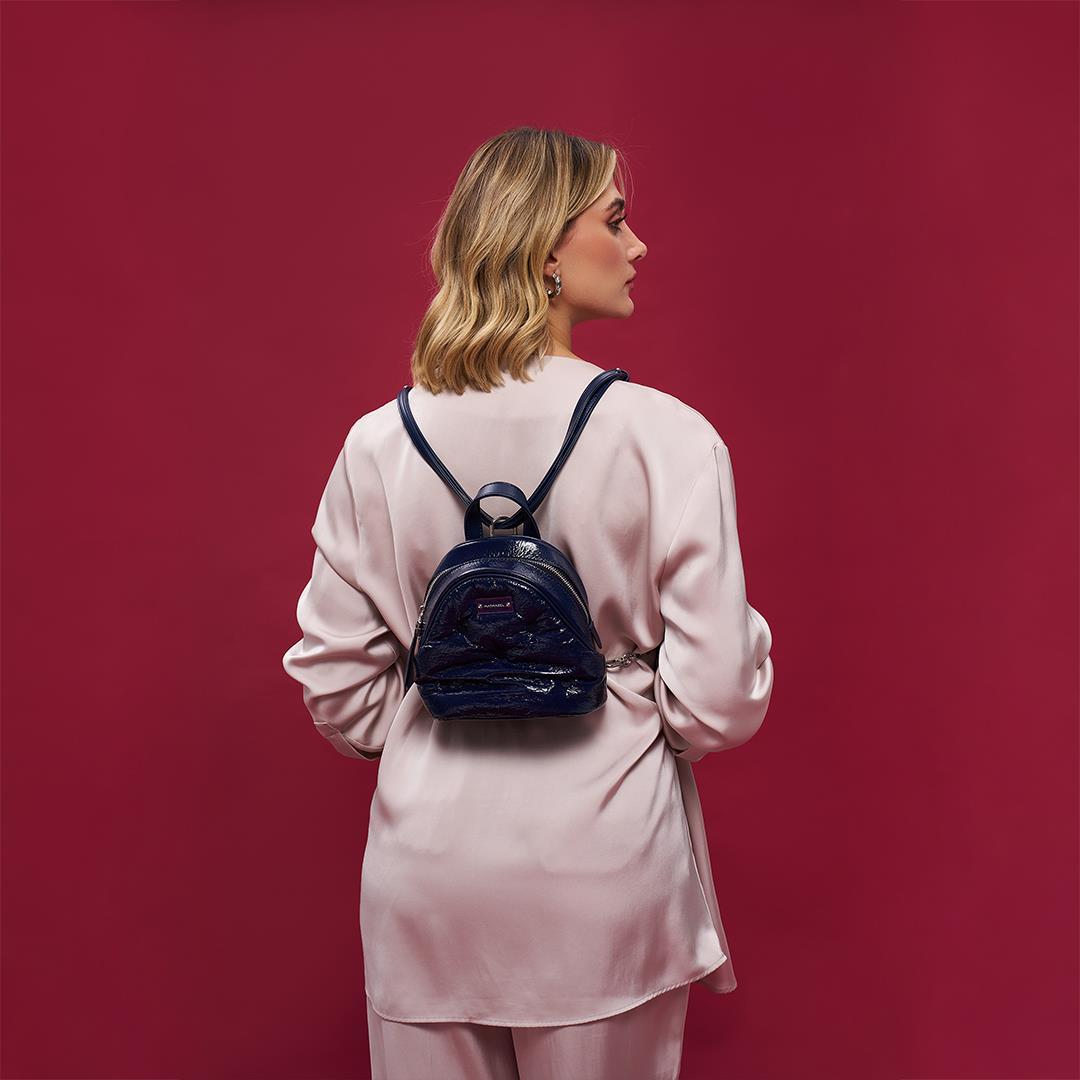 Matmazel Keid Lacivert Kadın Sırt Çantası