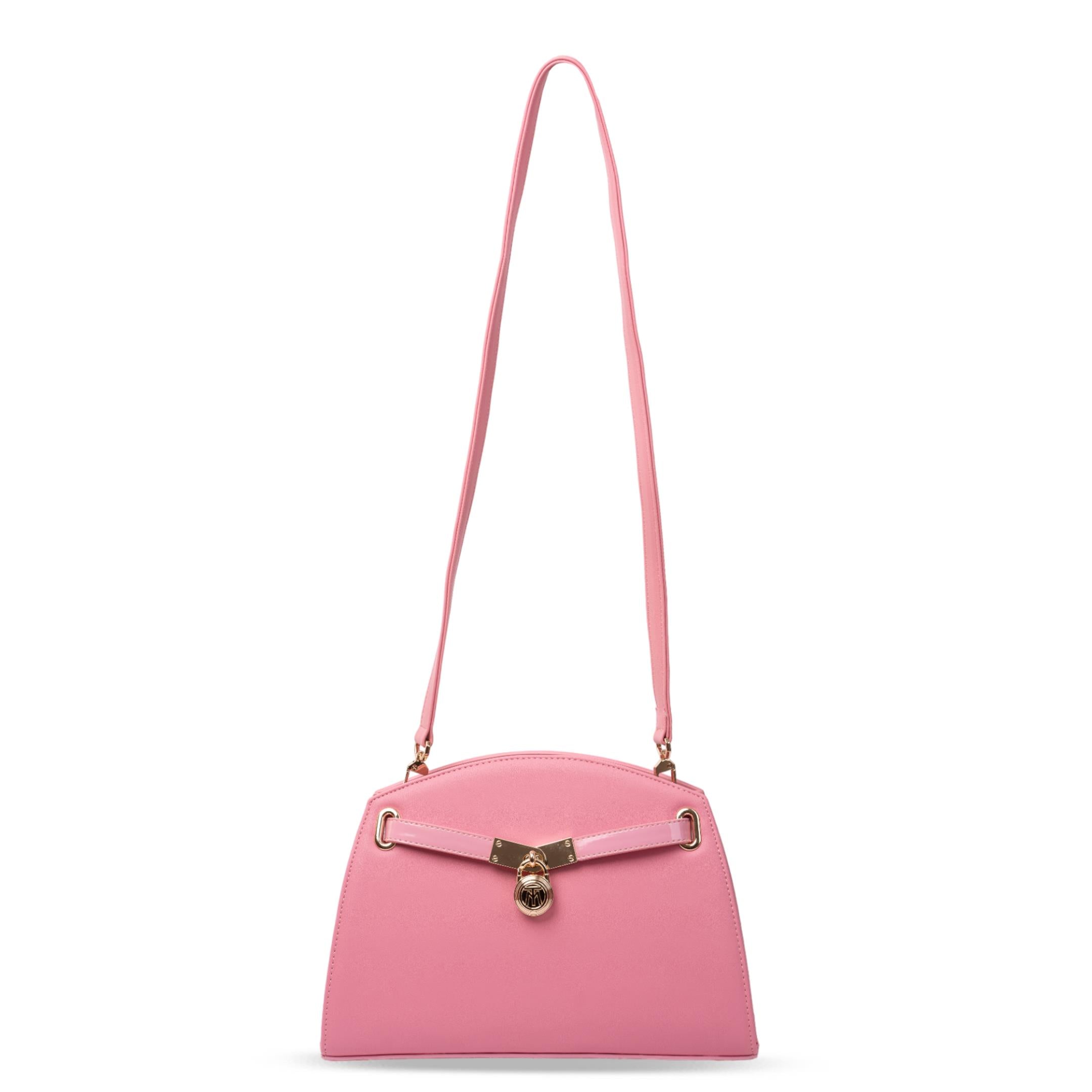 Matmazel Lagina Pembe El ve Omuz Çantası