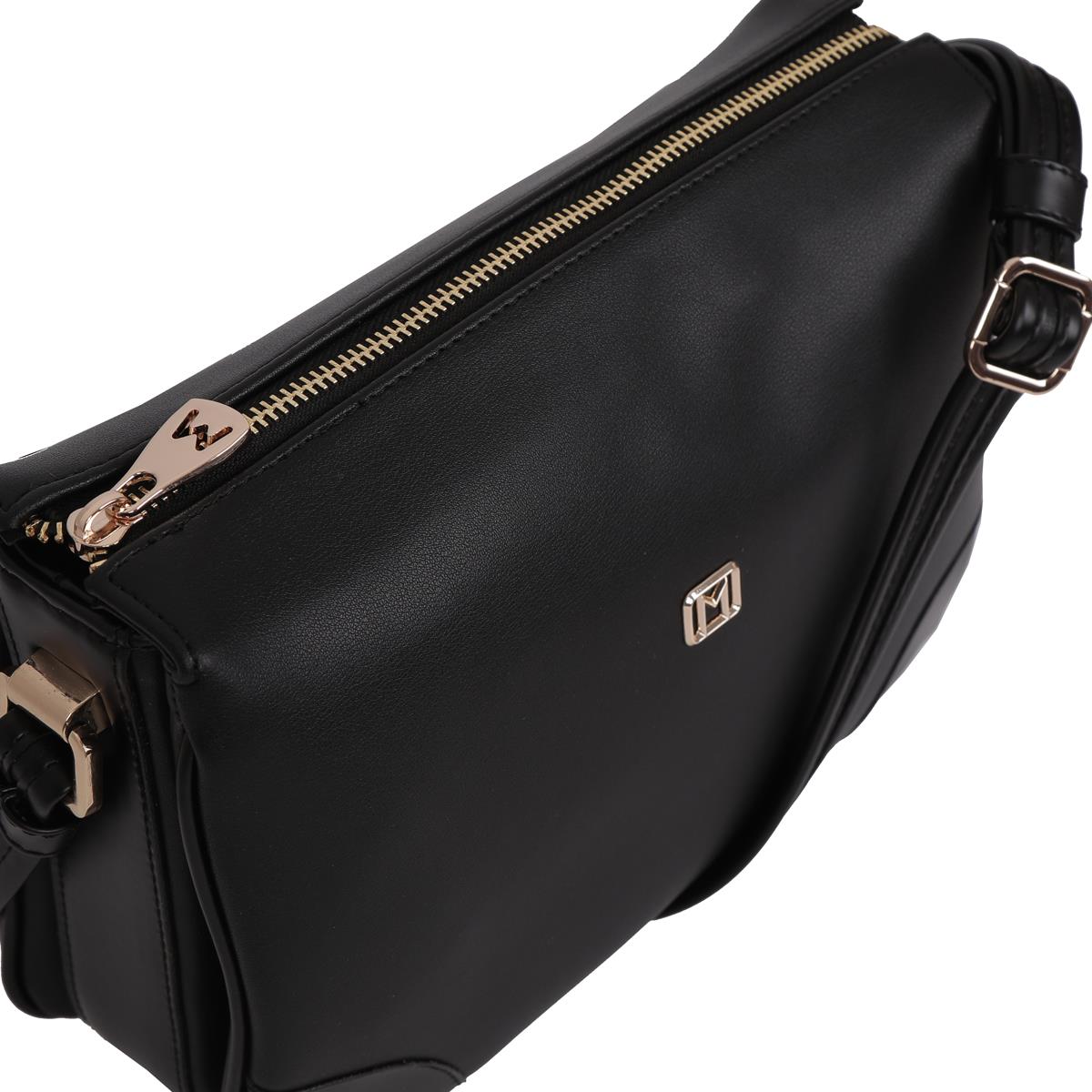 Matmazel Leticia Siyah Kadın Omuz Çantası