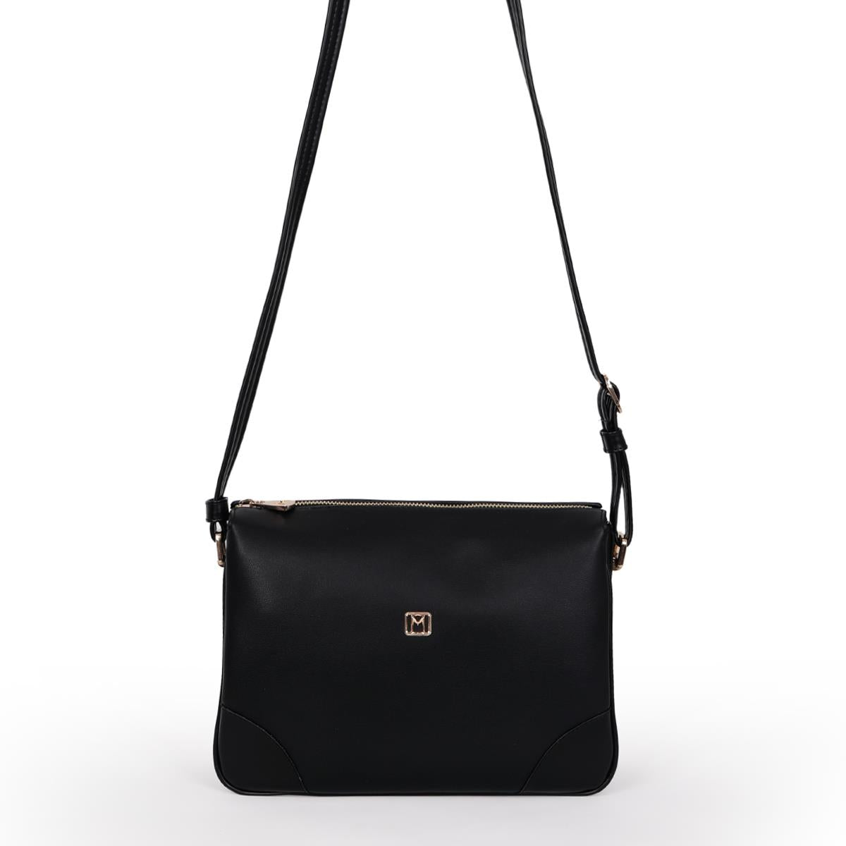 Matmazel Leticia Siyah Kadın Omuz Çantası