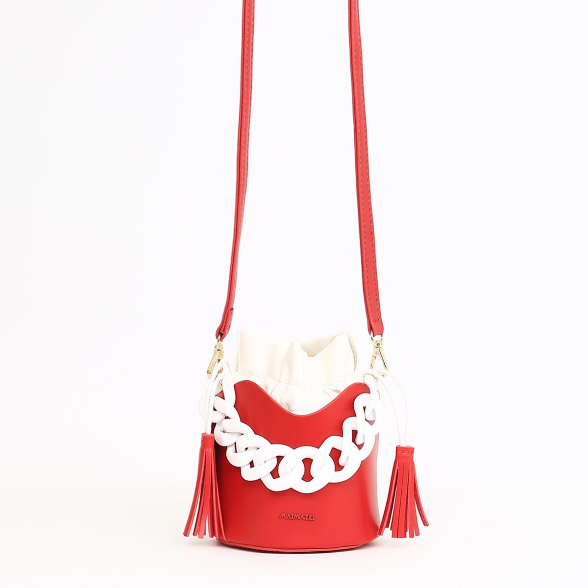 Matmazel Mila Kırmızı Kadın El ve Omuz Çantası
