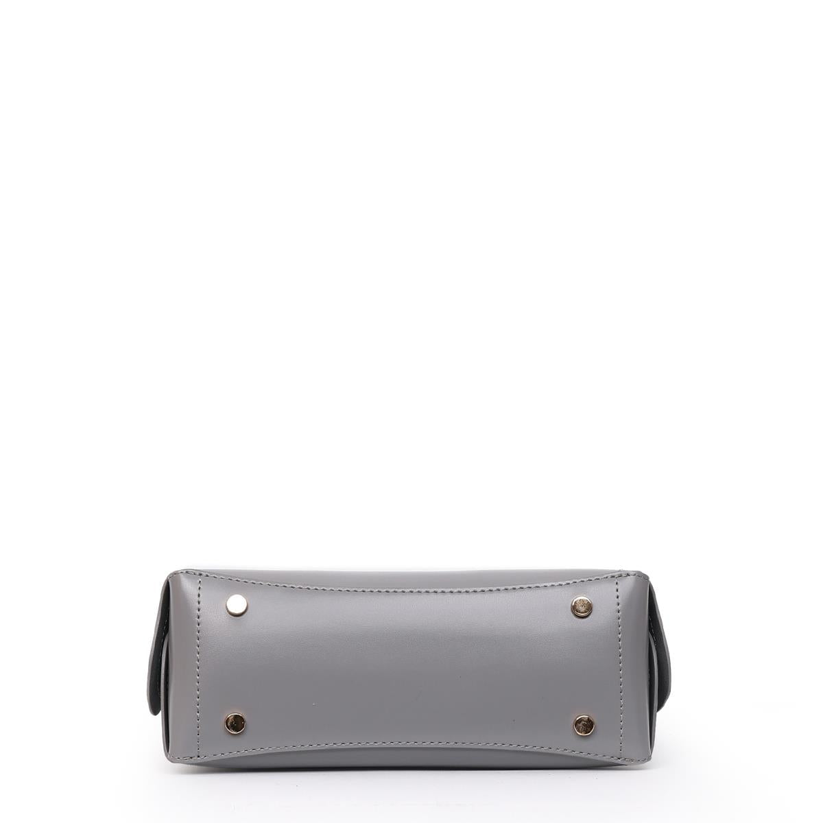 Matmazel Mini Taya Açık Gri Kadın El ve Omuz Çantası