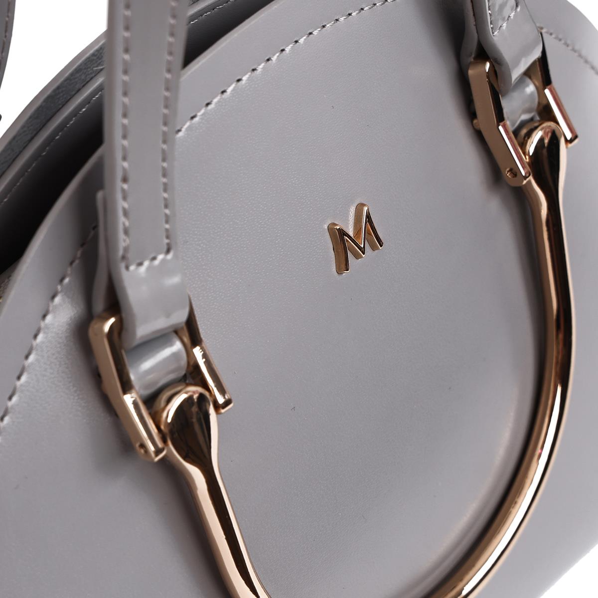 Matmazel Mini Taya Açık Gri Kadın El ve Omuz Çantası