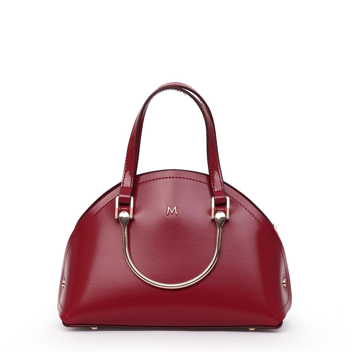 Matmazel Mini Taya Vişne El ve Omuz Kadın Çantası Vişne