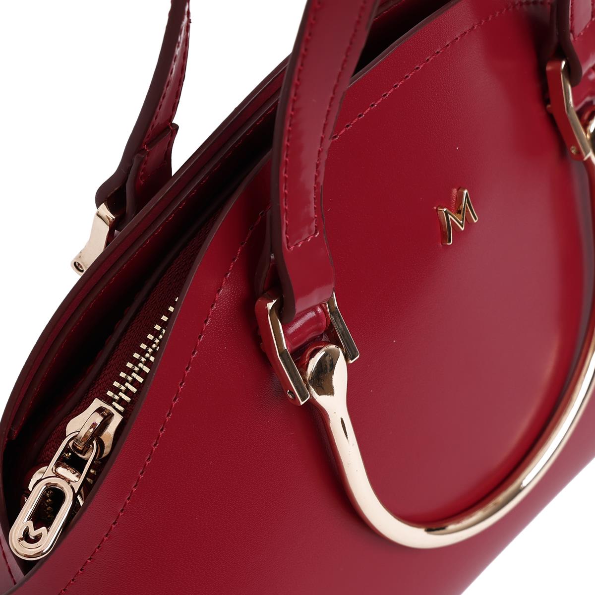 Matmazel Mini Taya Vişne El ve Omuz Kadın Çantası