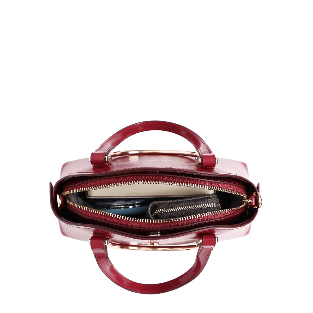 Matmazel Mini Taya Vişne El ve Omuz Kadın Çantası