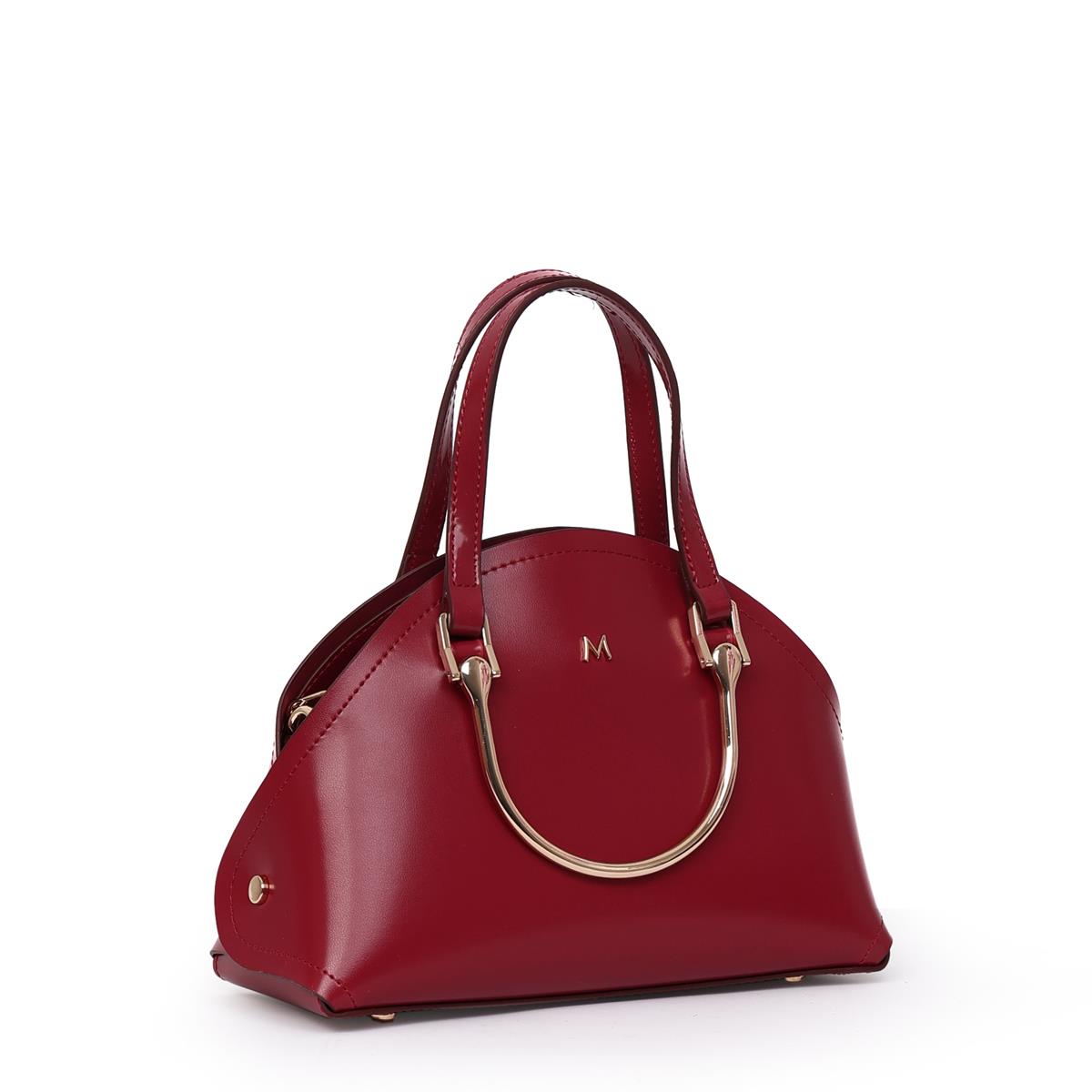 Matmazel Mini Taya Vişne El ve Omuz Kadın Çantası