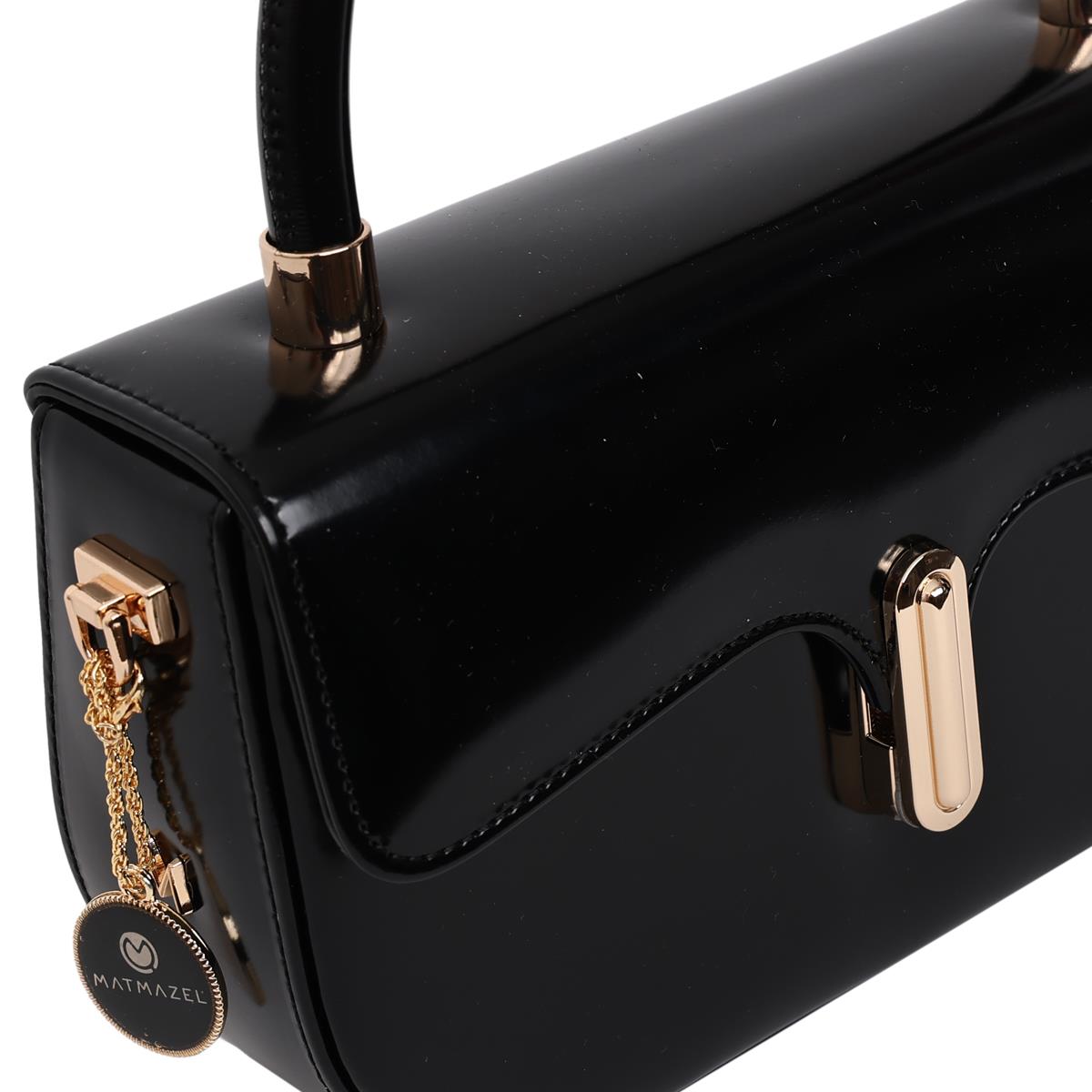 Matmazel Mintaka Siyah Kadın El ve Omuz Çantası