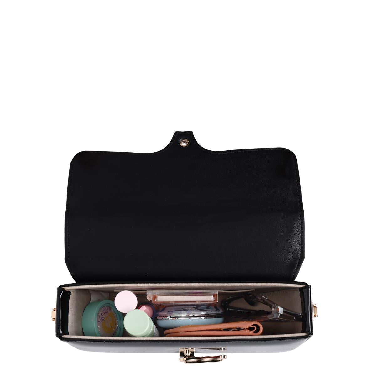 Matmazel Mintaka Siyah Kadın El ve Omuz Çantası