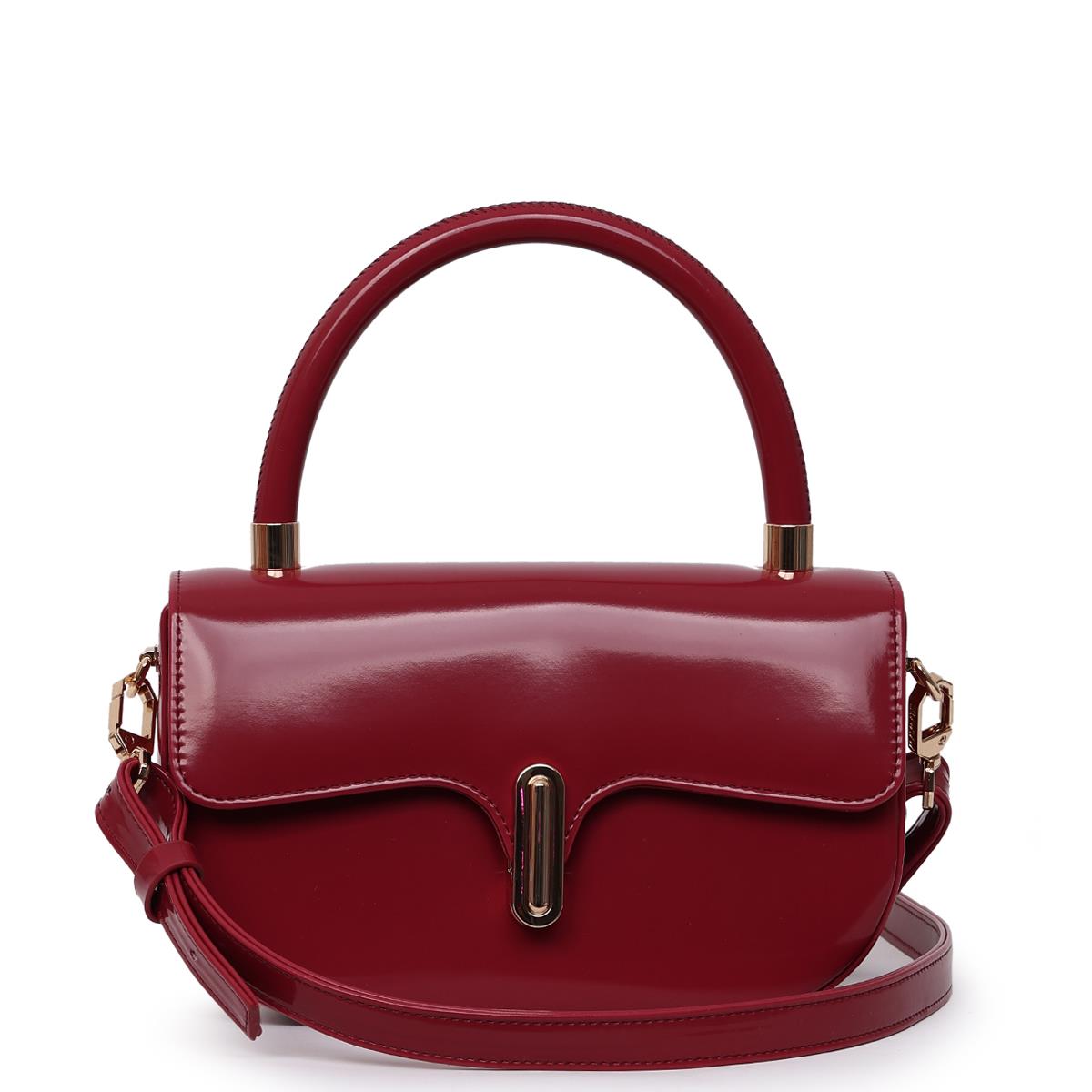 Matmazel Mintaka Vişne Kadın El ve Omuz Çantası