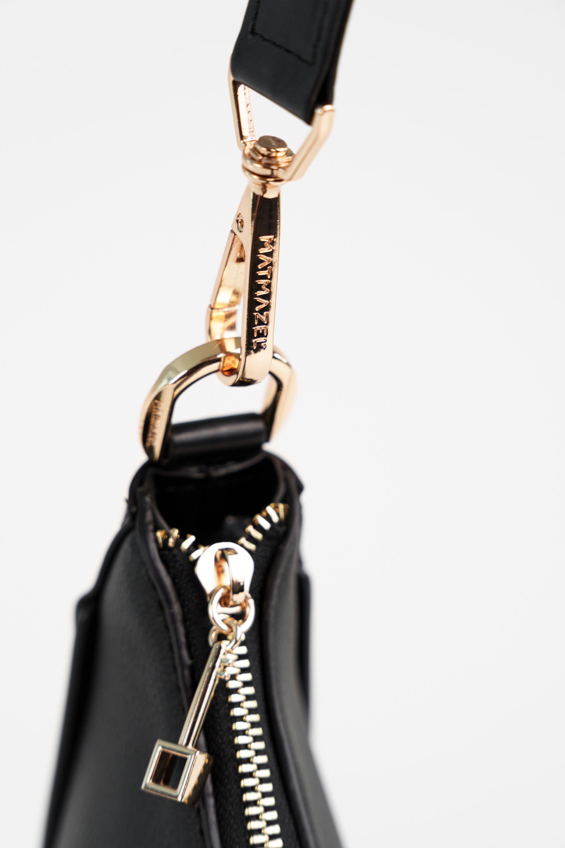 Matmazel Mireva Siyah Kadın Omuz Çantası