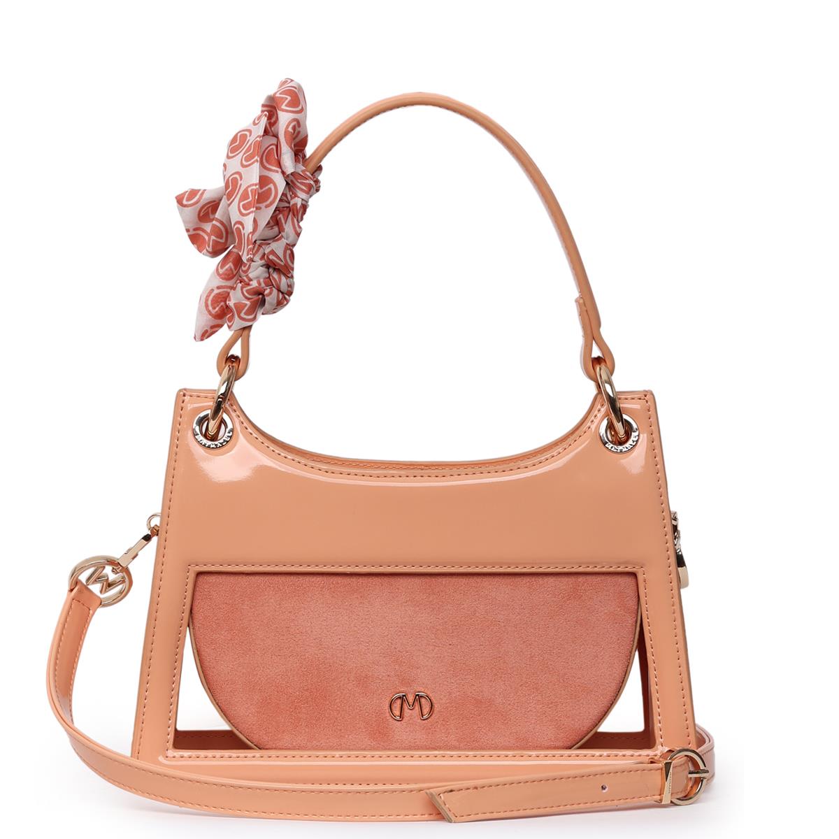 Matmazel Narda Somon Kadın El ve Omuz Çantası