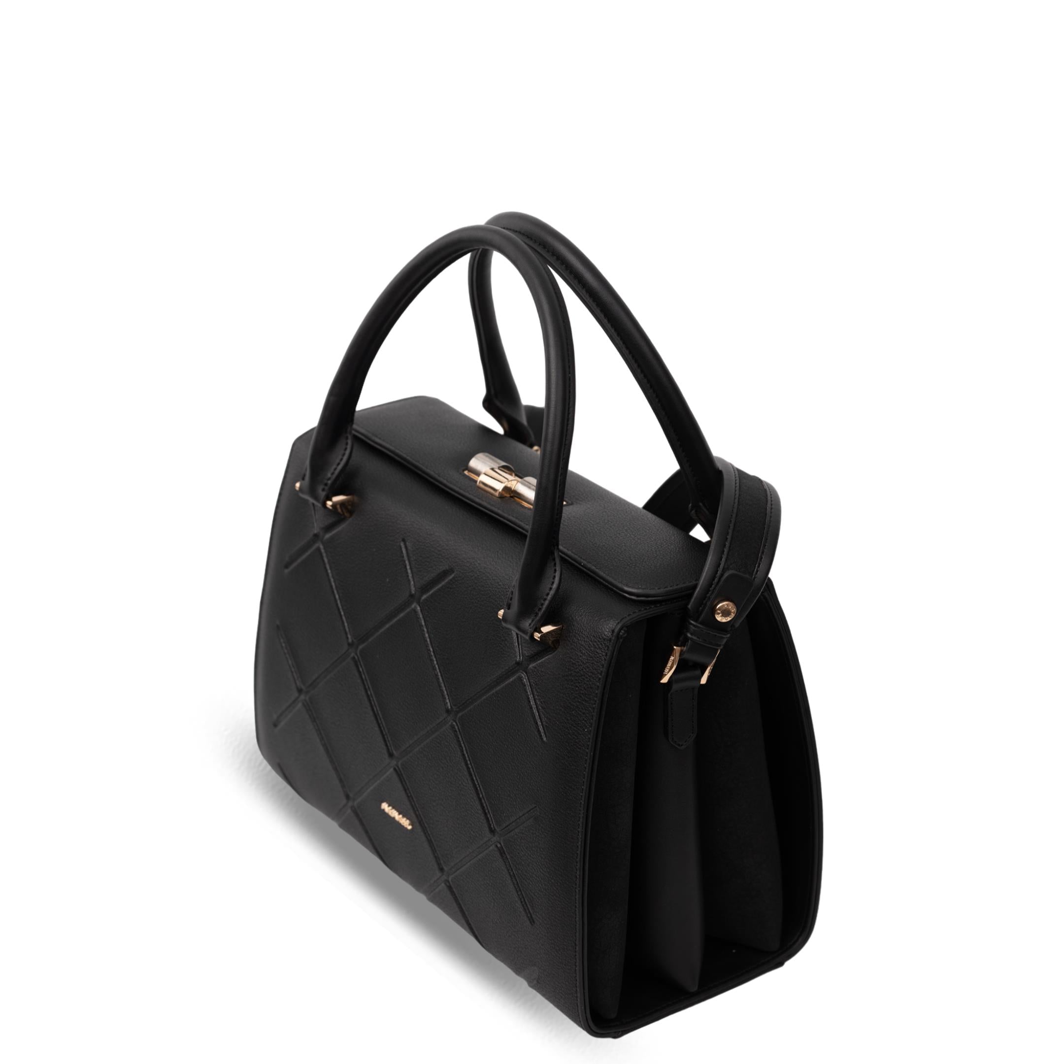 Matmazel Nastia Siyah Omuz Kadın Çantası