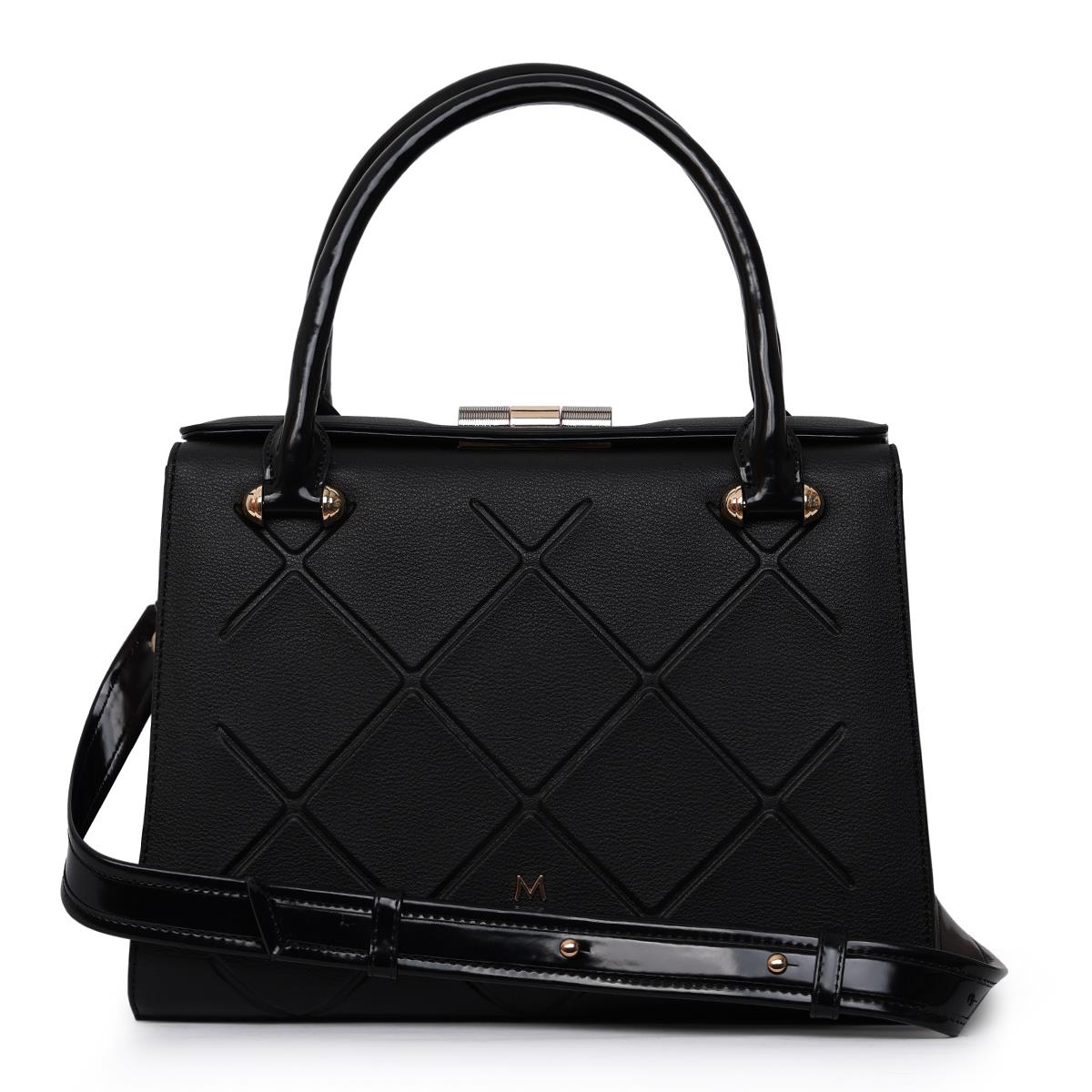 Matmazel Nastia Siyah Omuz Kadın Çantası