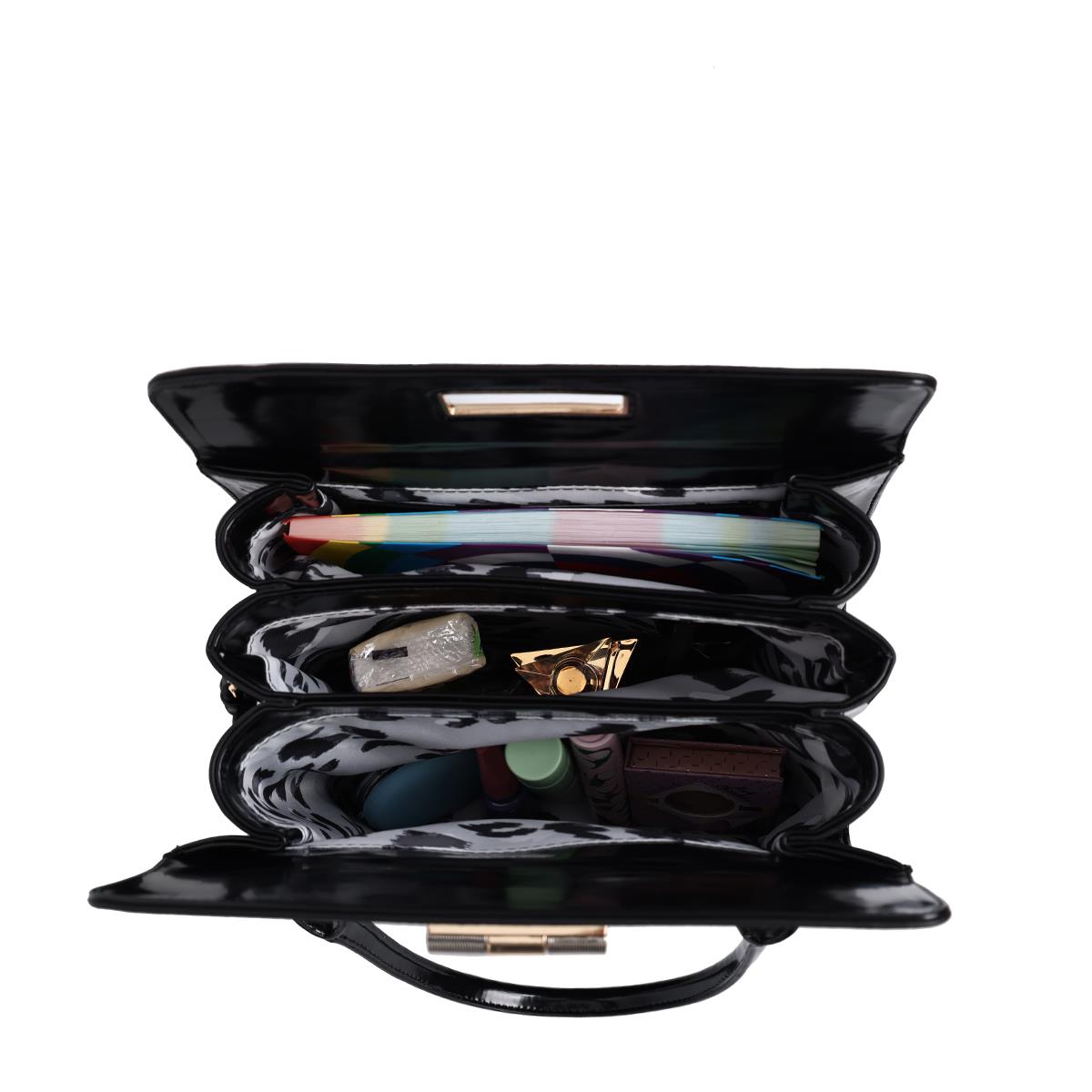 Matmazel Nastia Siyah Omuz Kadın Çantası