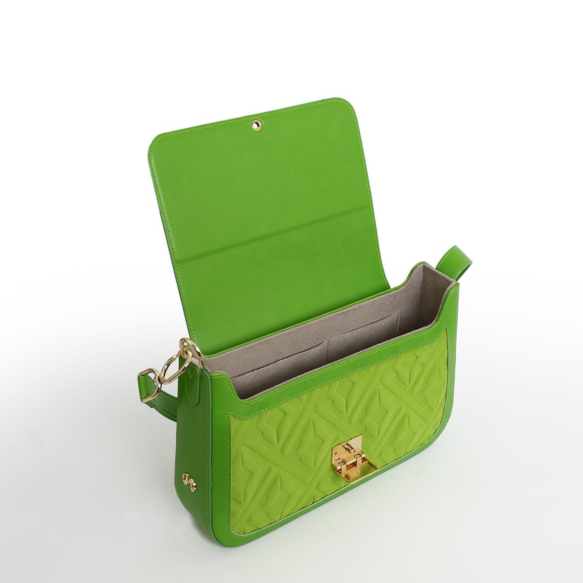 Matmazel Olena Yeşil Omuz Çantası