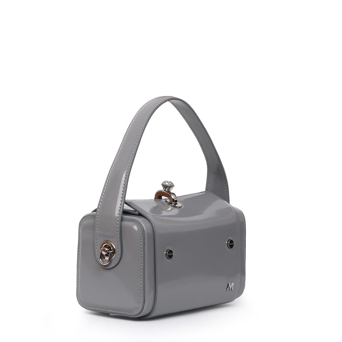 Matmazel Sadr Gri Kadın El ve Omuz Çantası